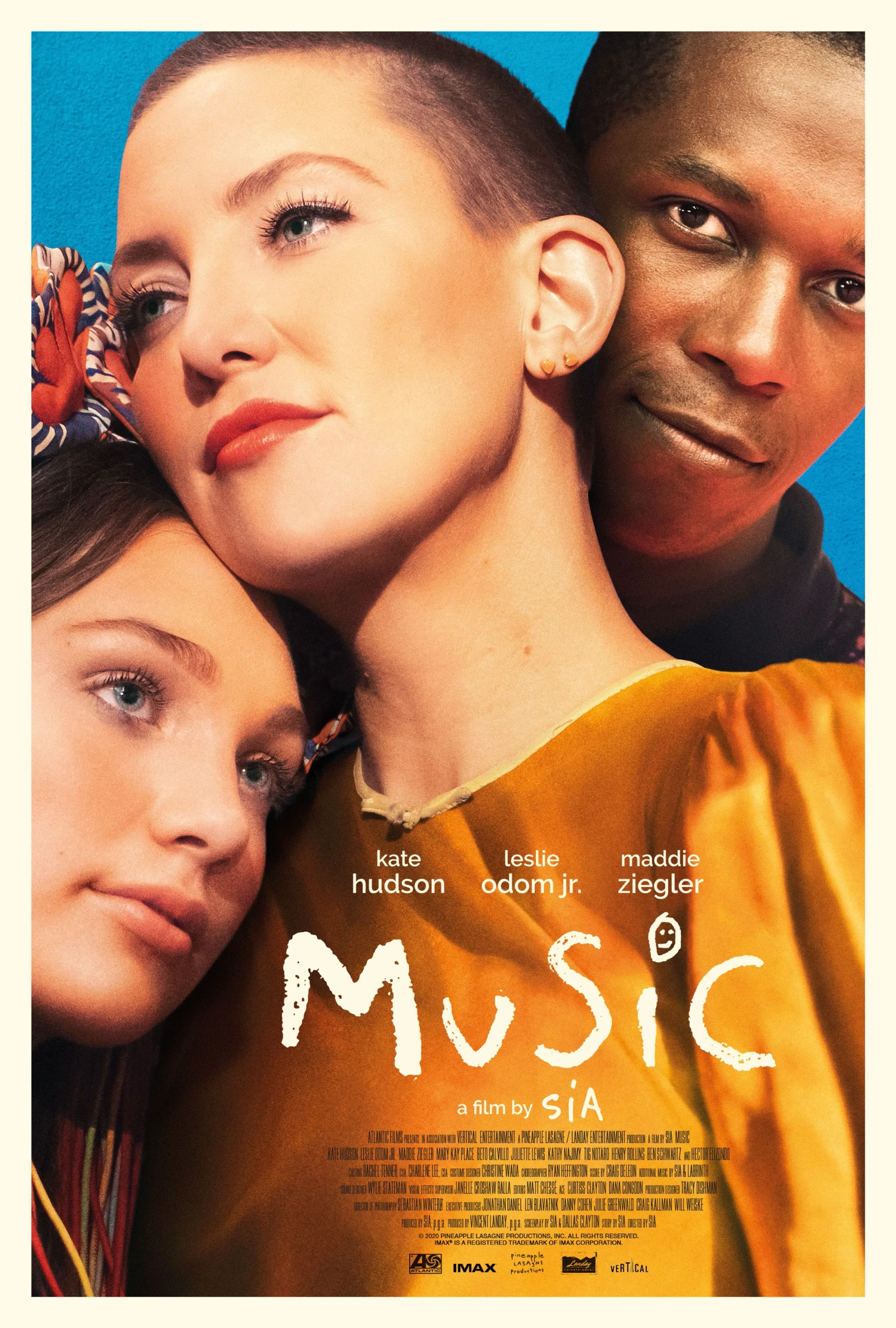Kate Hudson, Leslie Odom Jr., and Maddie Ziegler in Music (2021)