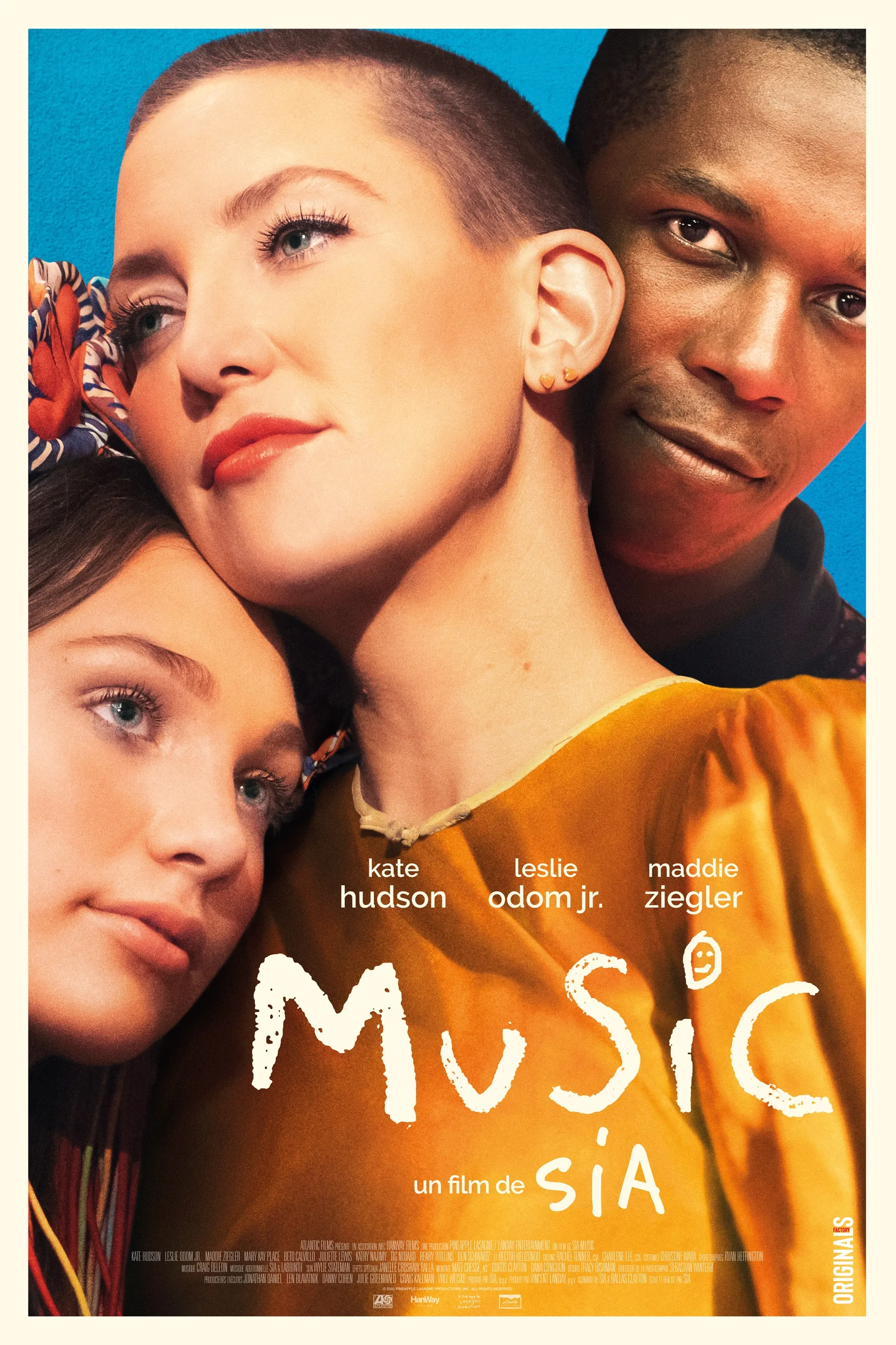 Kate Hudson, Leslie Odom Jr., and Maddie Ziegler in Music (2021)