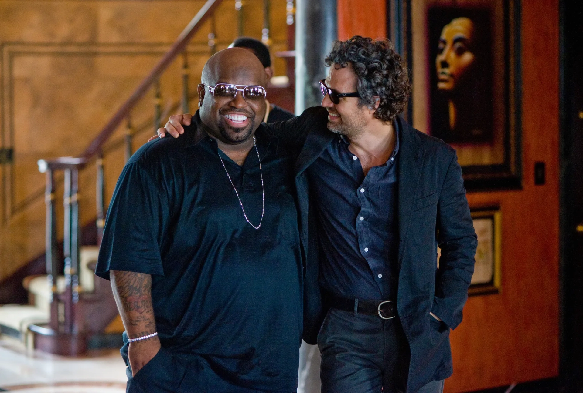 CeeLo Green and Mark Ruffalo in Begin Again (2013)