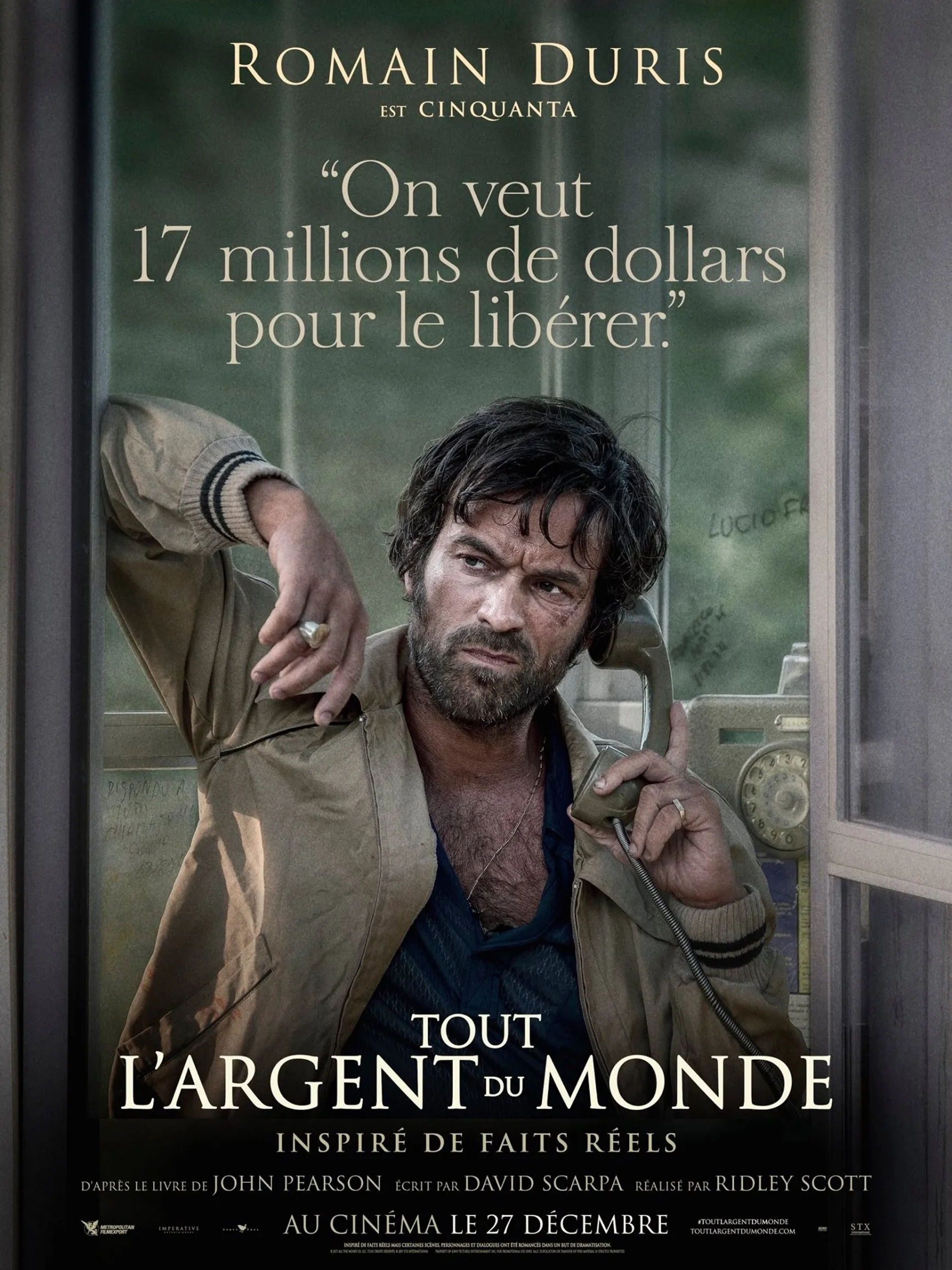 Romain Duris in All the Money in the World (2017)