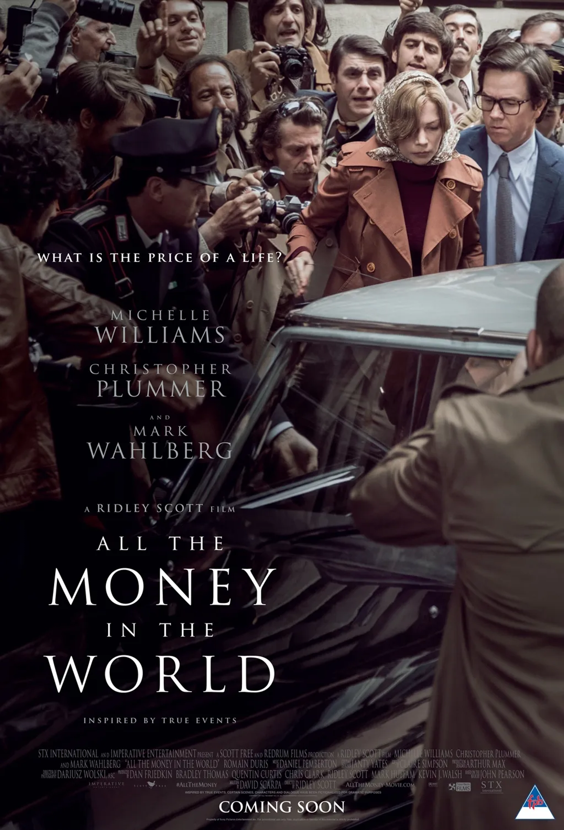 Mark Wahlberg and Michelle Williams in All the Money in the World (2017)