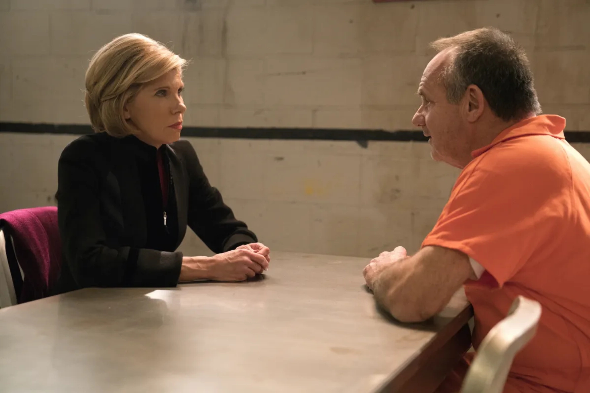 Paul Guilfoyle and Christine Baranski in The Good Fight (2017)