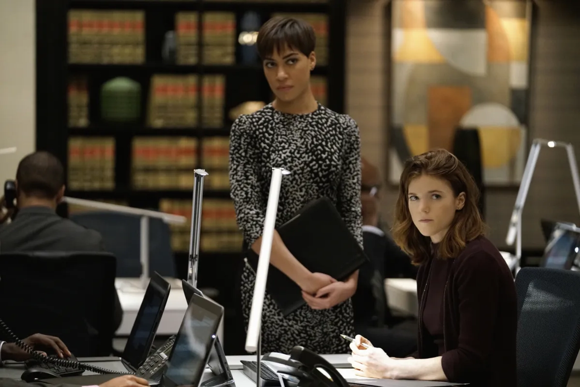 Cush Jumbo and Rose Leslie in The Good Fight (2017)