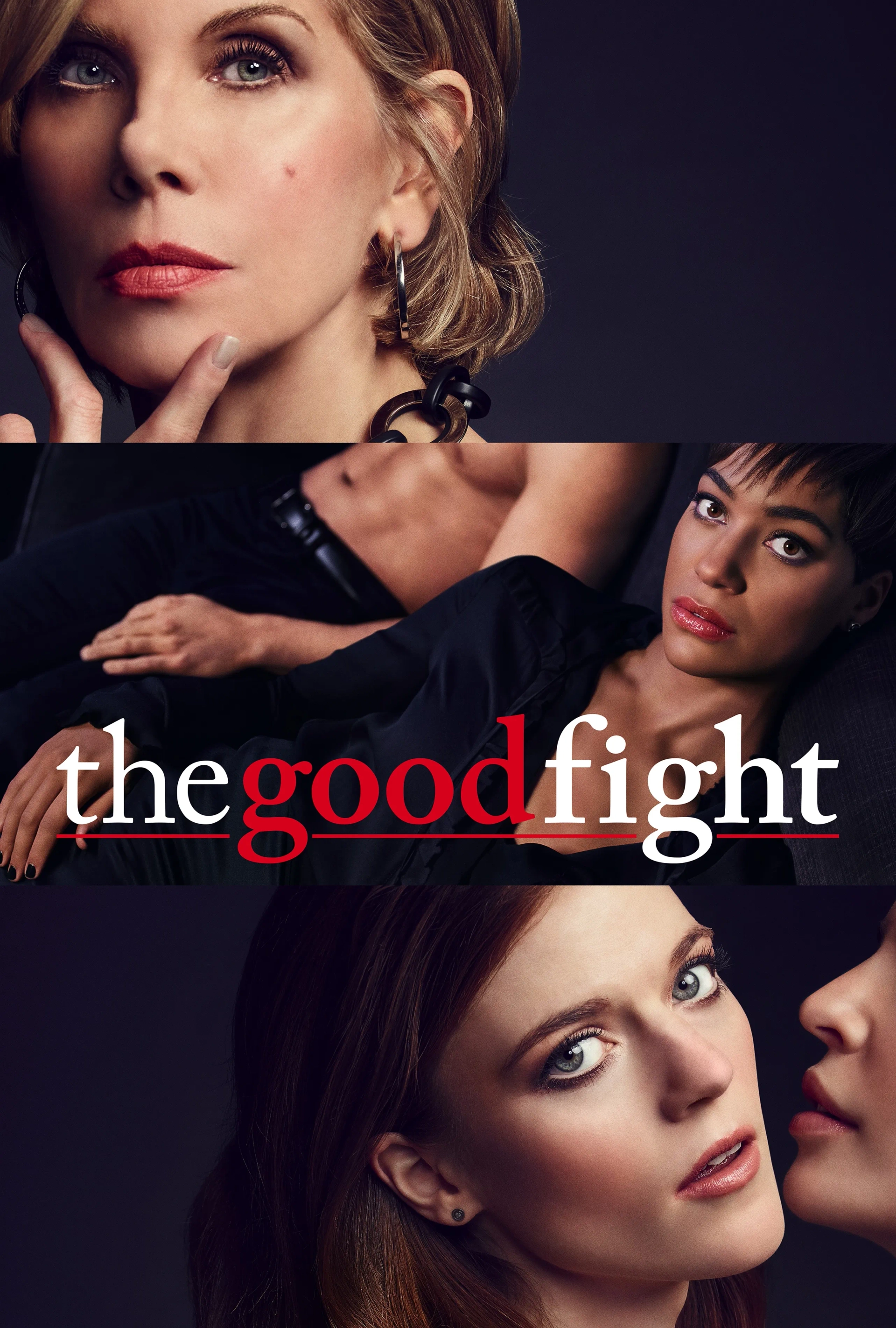 Christine Baranski, Cush Jumbo, and Rose Leslie in The Good Fight (2017)