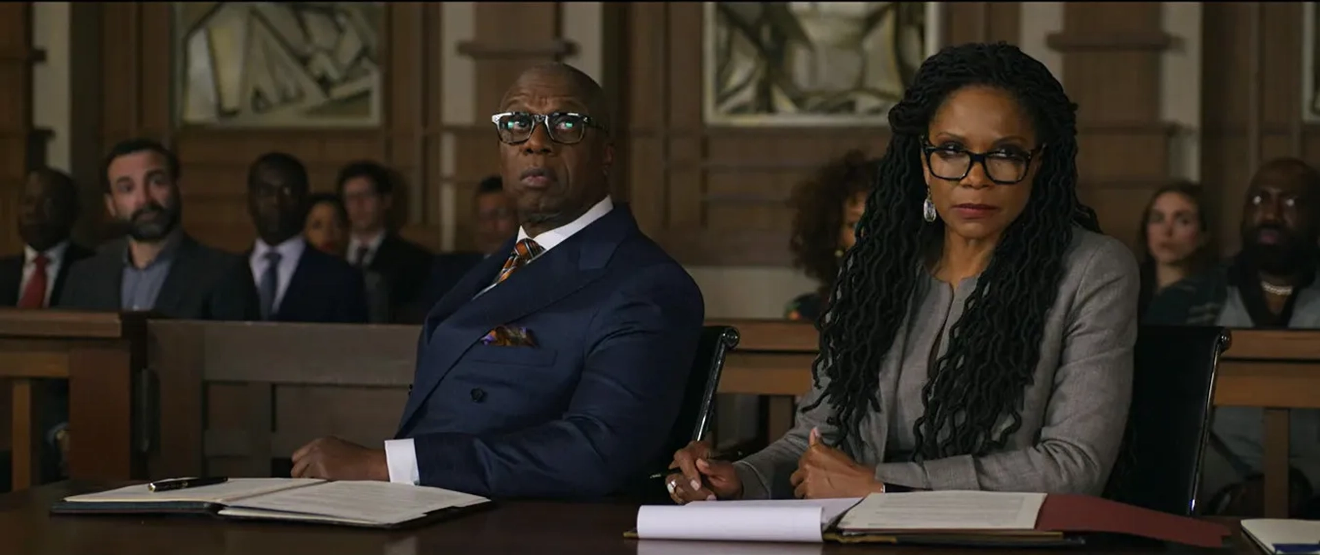 Andre Braugher and Audra McDonald in The Good Fight: The End of Football (2022)