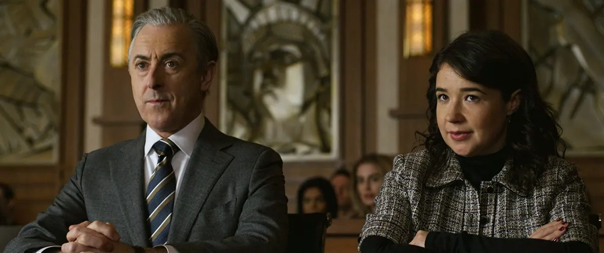 Alan Cumming and Sarah Steele in The Good Fight: The End of the Yips (2022)