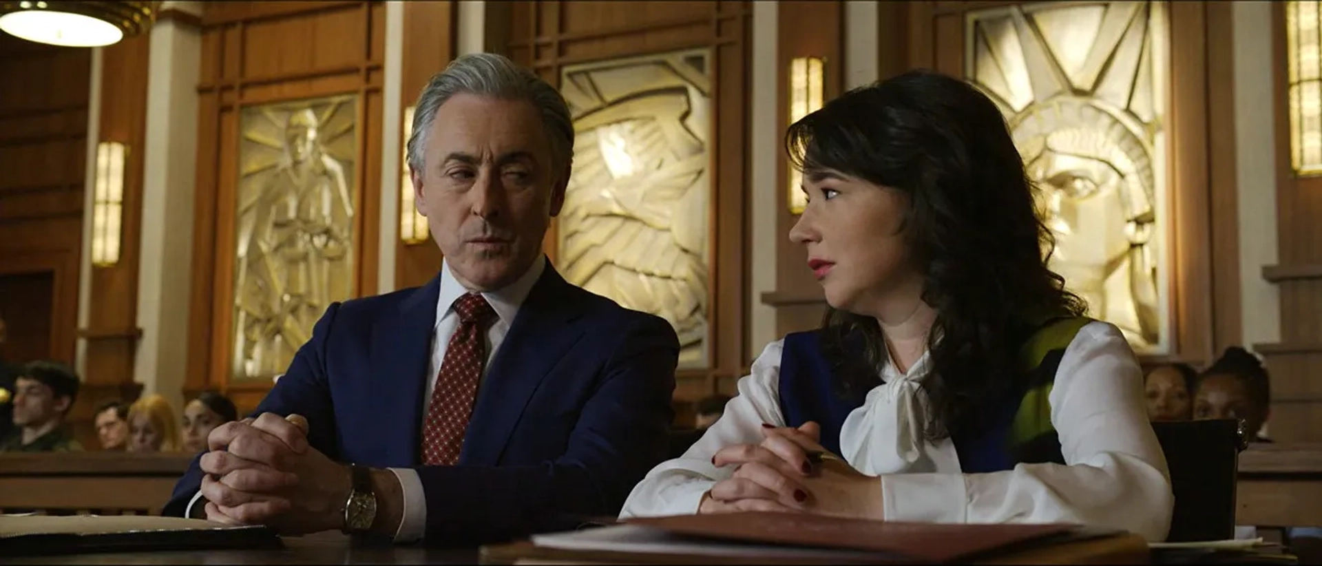 Alan Cumming and Sarah Steele in The Good Fight: The End of the Yips (2022)