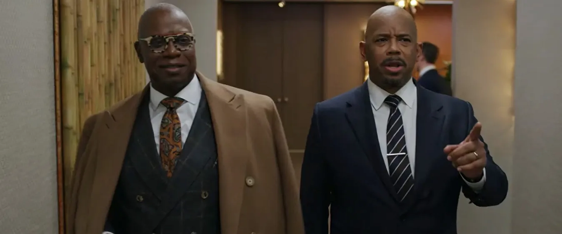 Michael Boatman and Andre Braugher in The Good Fight: The Beginning of the End (2022)