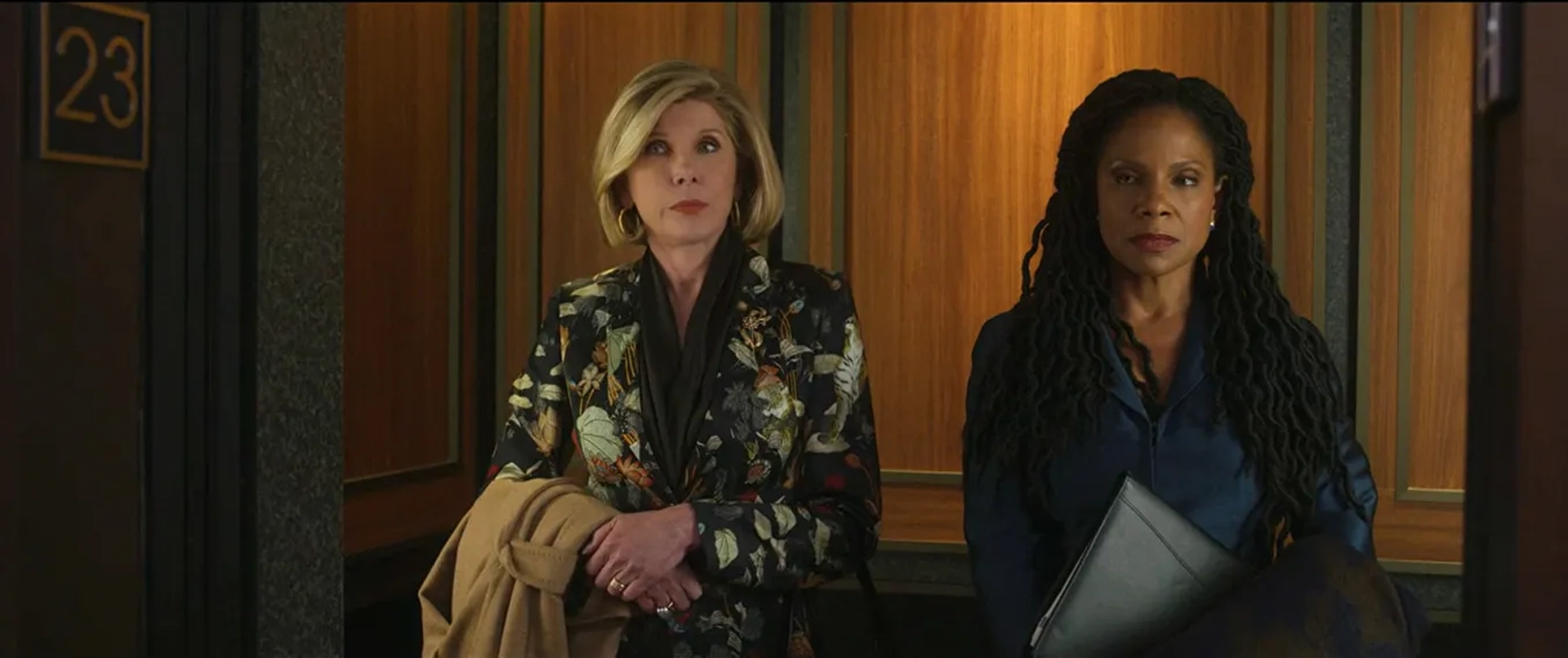 Christine Baranski and Audra McDonald in The Good Fight: The Beginning of the End (2022)