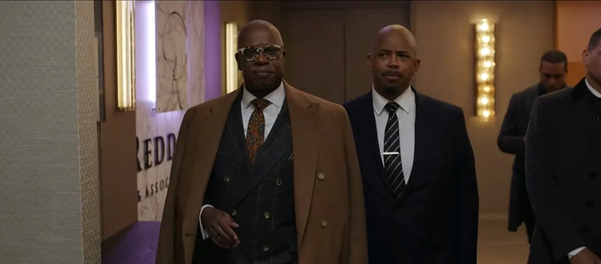 Michael Boatman and Andre Braugher in The Good Fight: The Beginning of the End (2022)