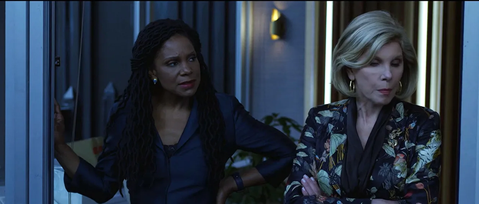 Christine Baranski and Audra McDonald in The Good Fight: The Beginning of the End (2022)