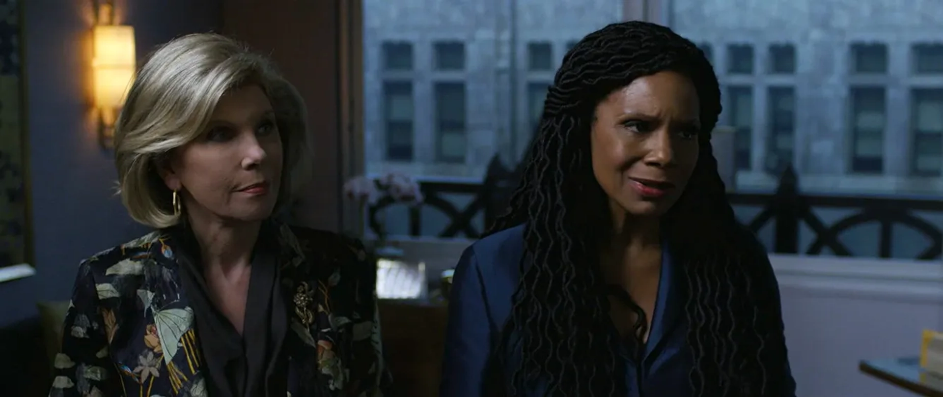 Christine Baranski and Audra McDonald in The Good Fight: The Beginning of the End (2022)