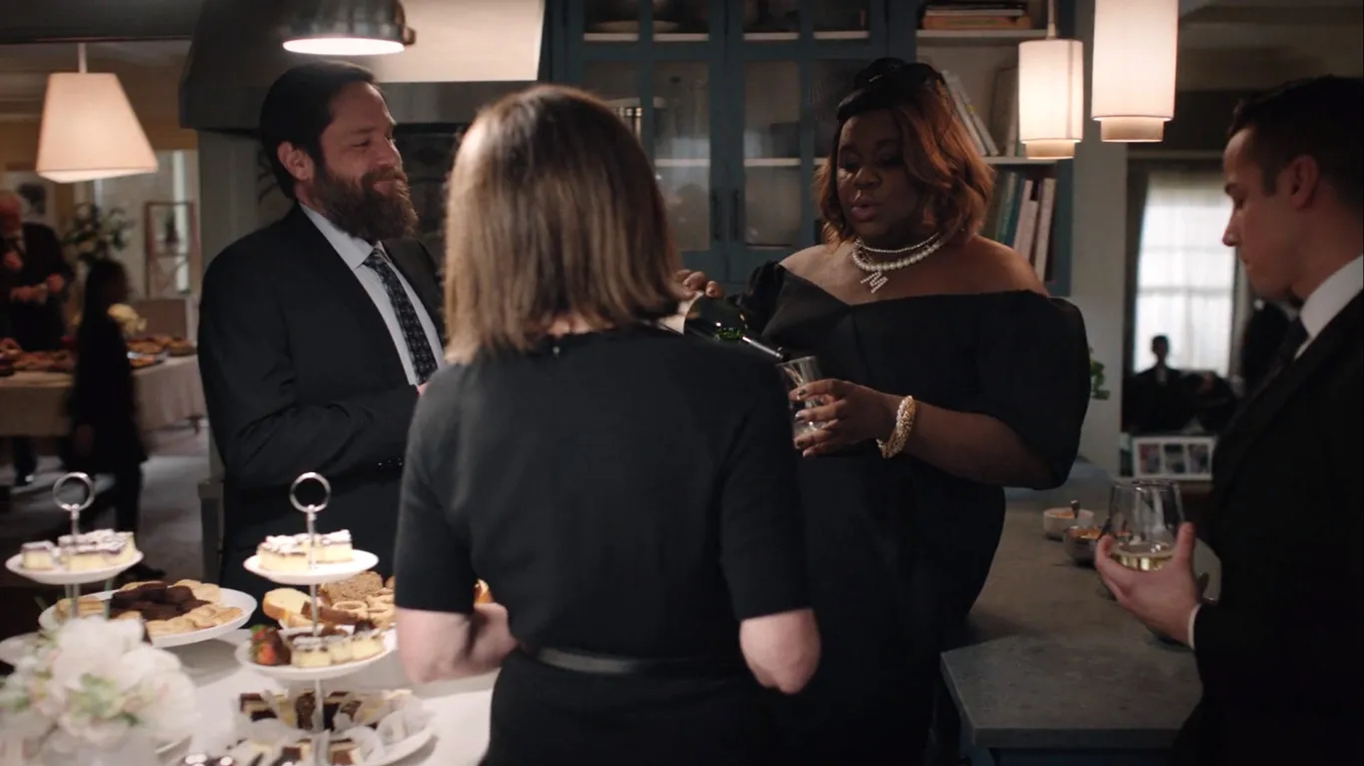 Zak Orth, Patrick Ortiz, and Alex Newell in Zoey's Extraordinary Playlist (2020)