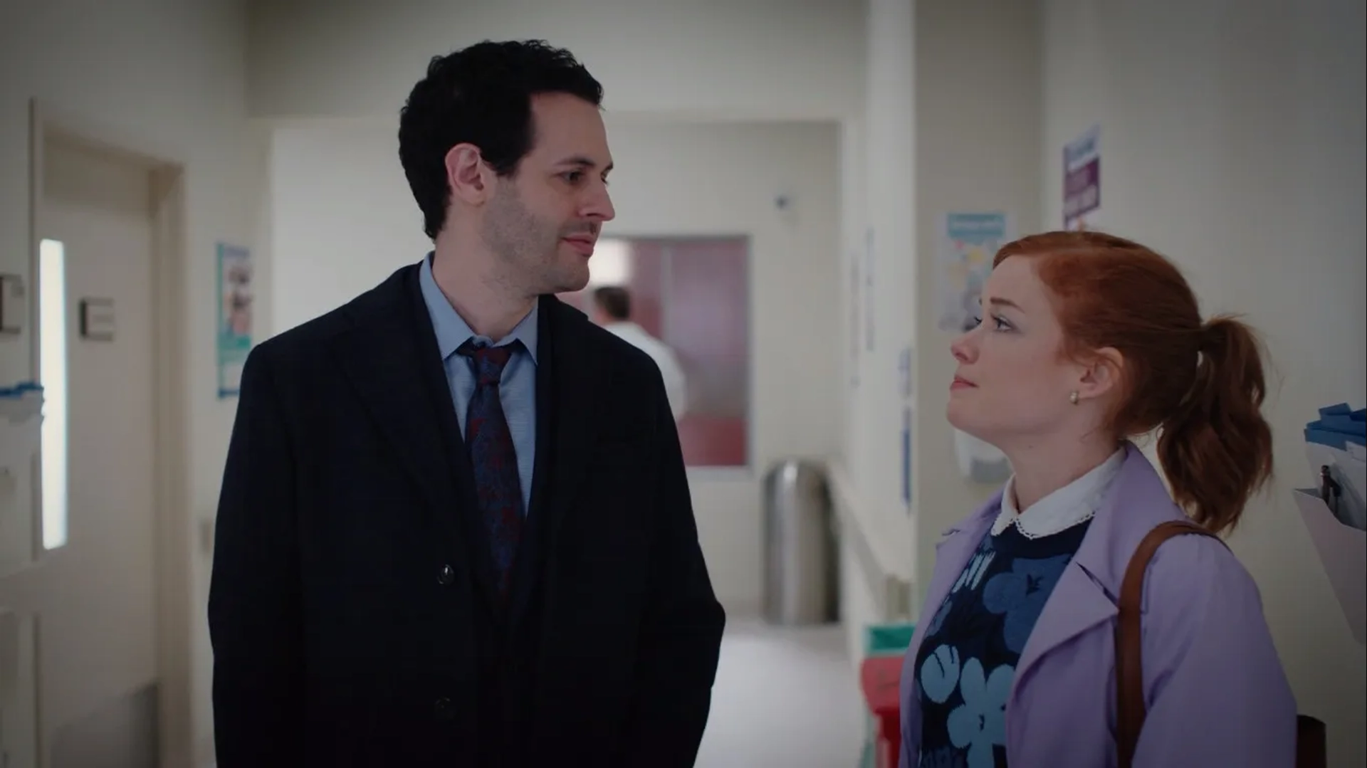 Andrew Leeds and Jane Levy in Zoey's Extraordinary Playlist (2020)