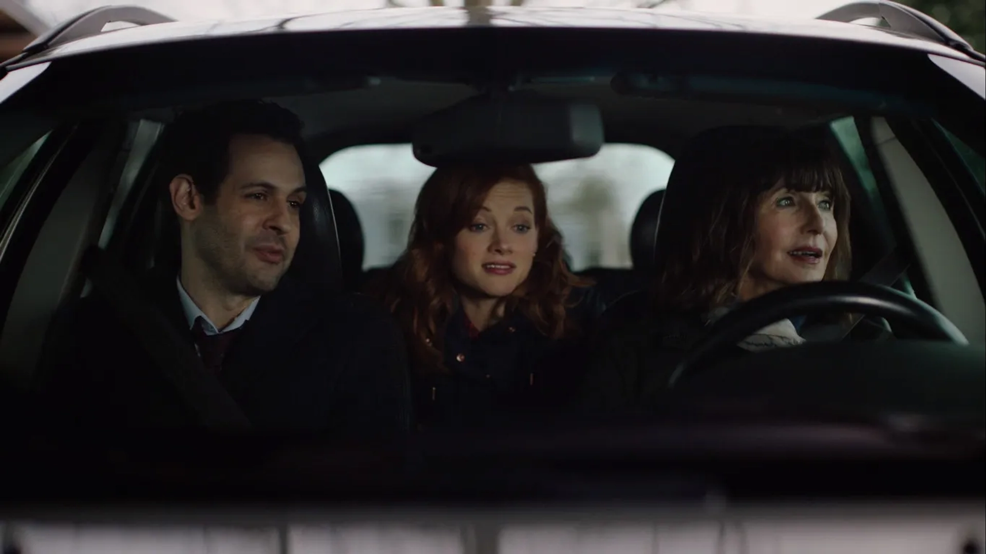 Mary Steenburgen, Andrew Leeds, and Jane Levy in Zoey's Extraordinary Playlist (2020)