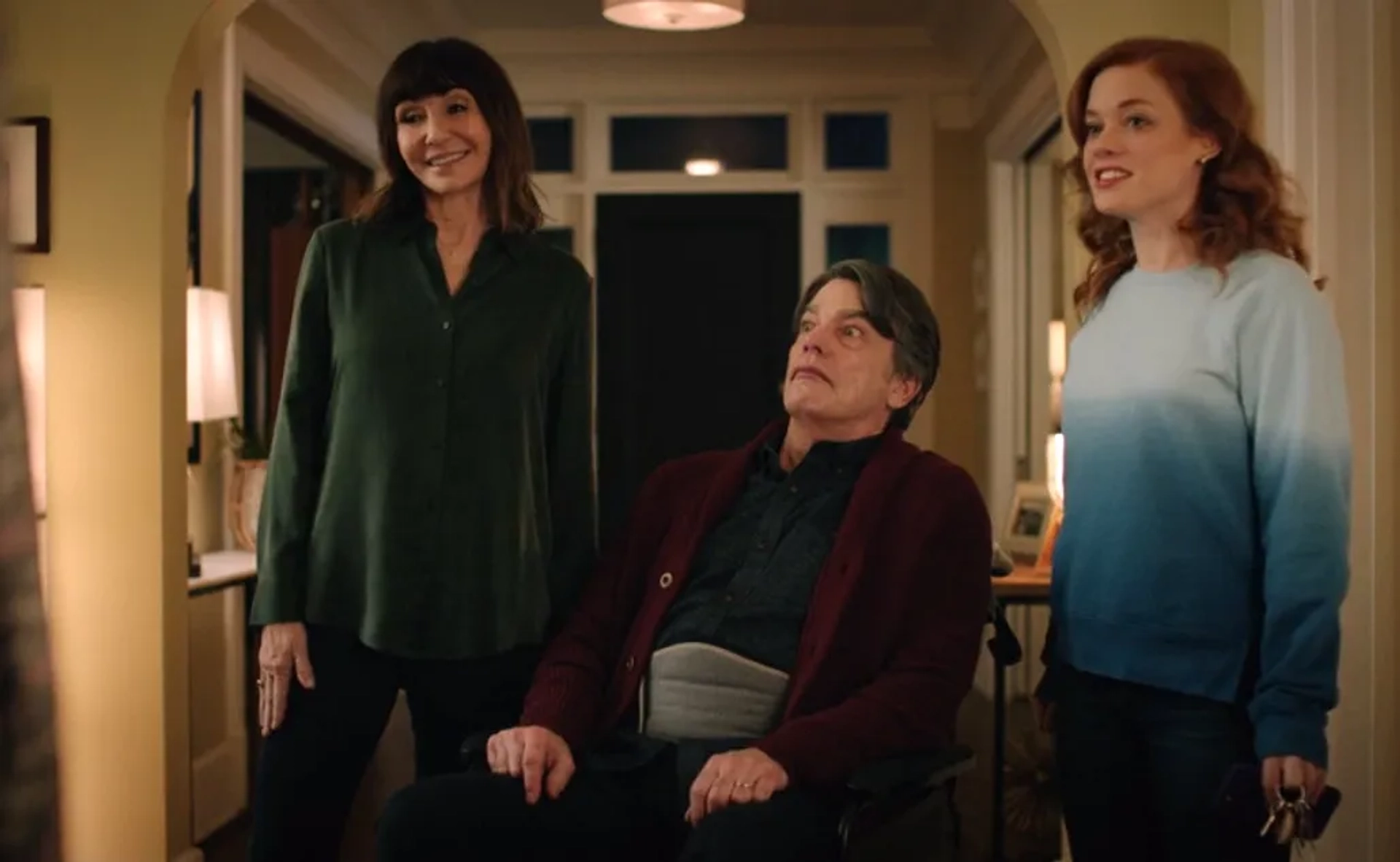 Peter Gallagher, Mary Steenburgen, and Jane Levy in Zoey's Extraordinary Playlist (2020)