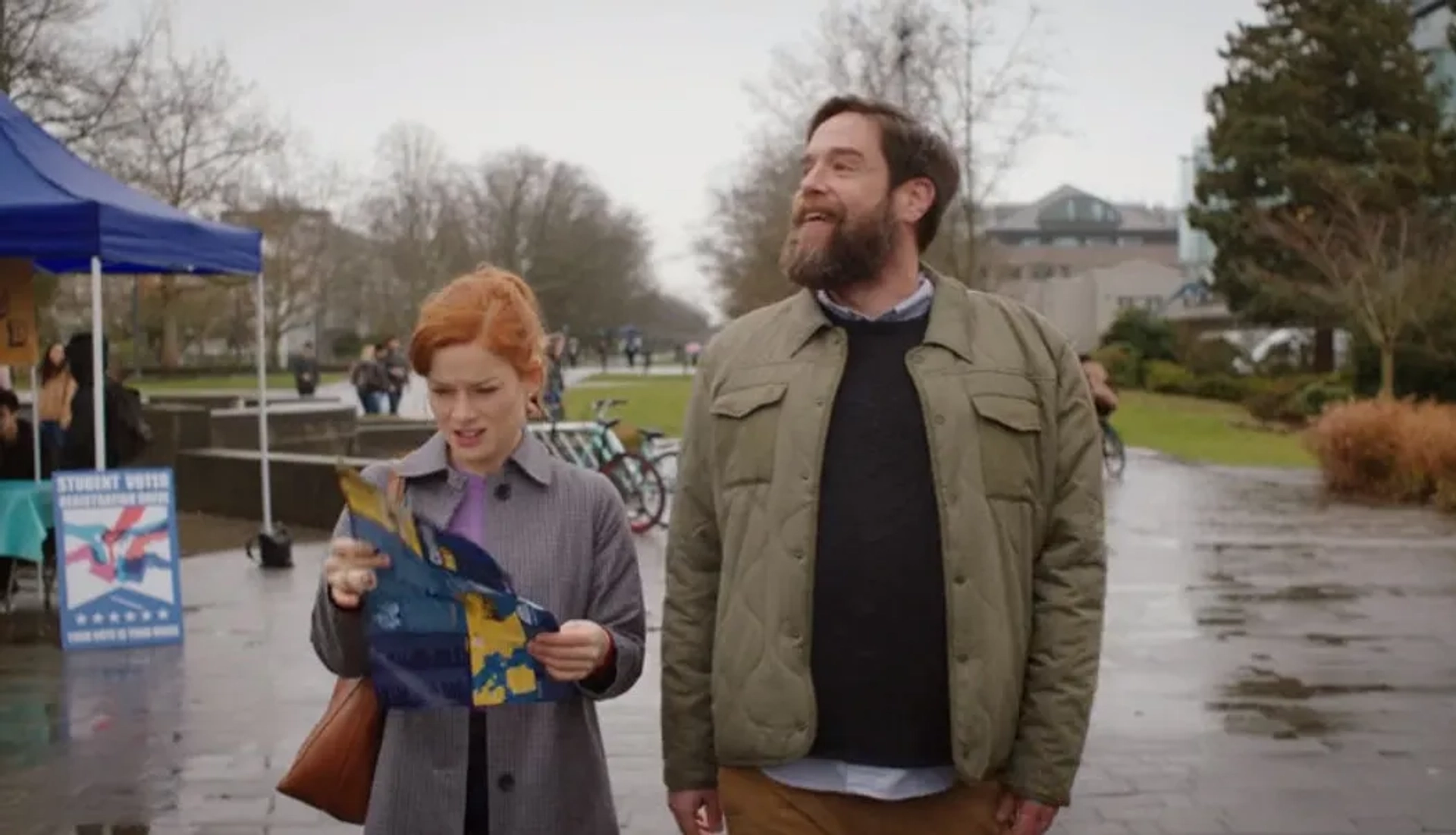 Zak Orth and Jane Levy in Zoey's Extraordinary Playlist (2020)