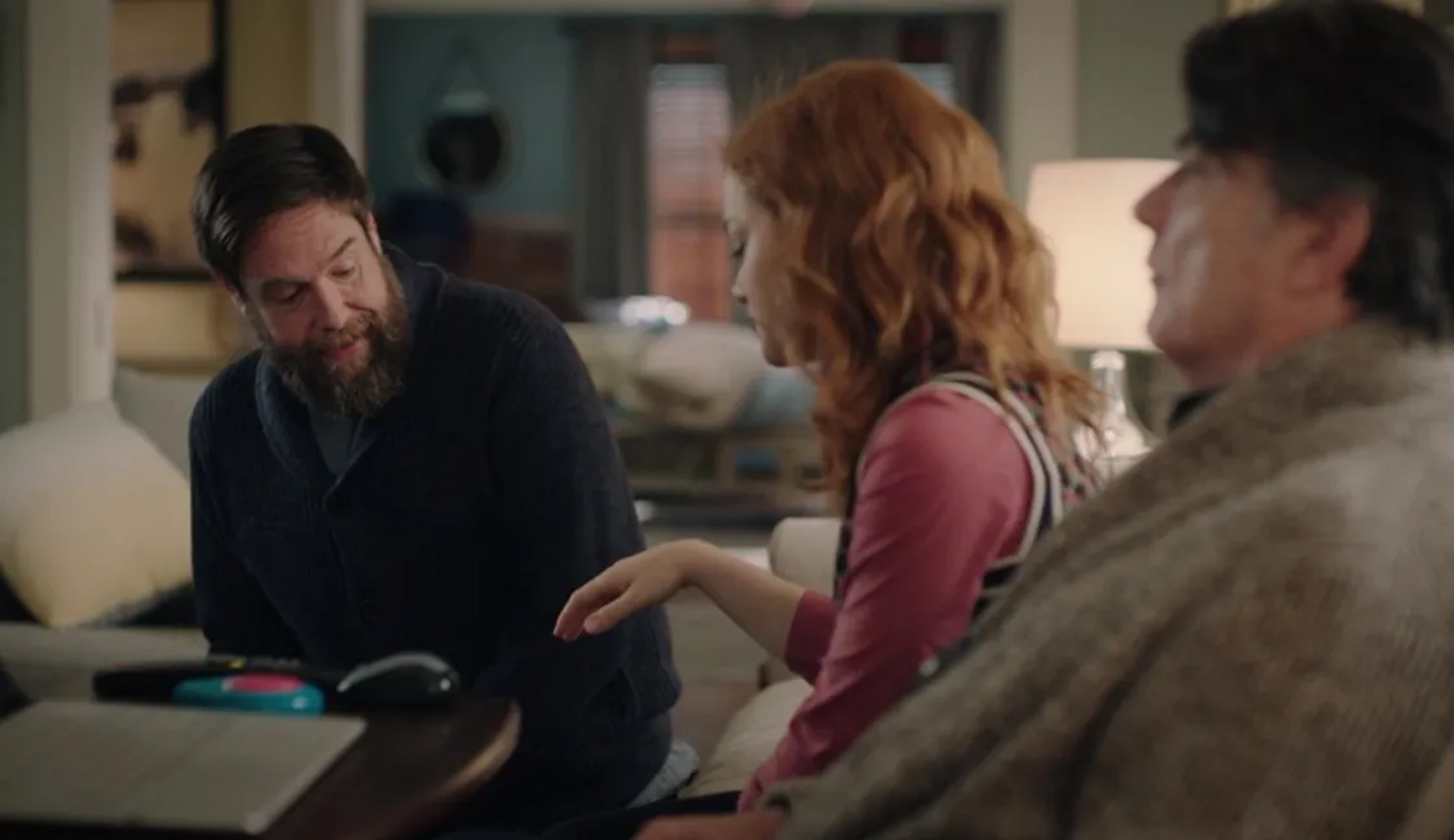 Peter Gallagher, Zak Orth, and Jane Levy in Zoey's Extraordinary Playlist (2020)