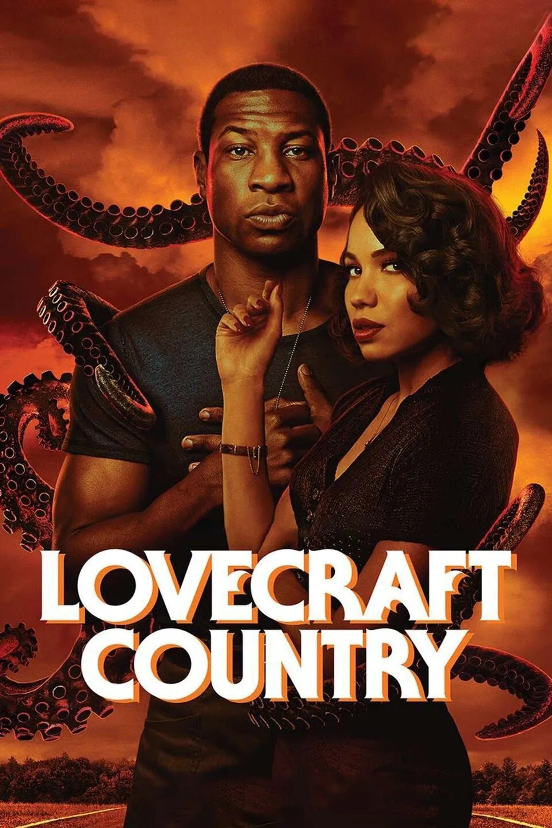 Jurnee Smollett and Jonathan Majors in Lovecraft Country (2020)