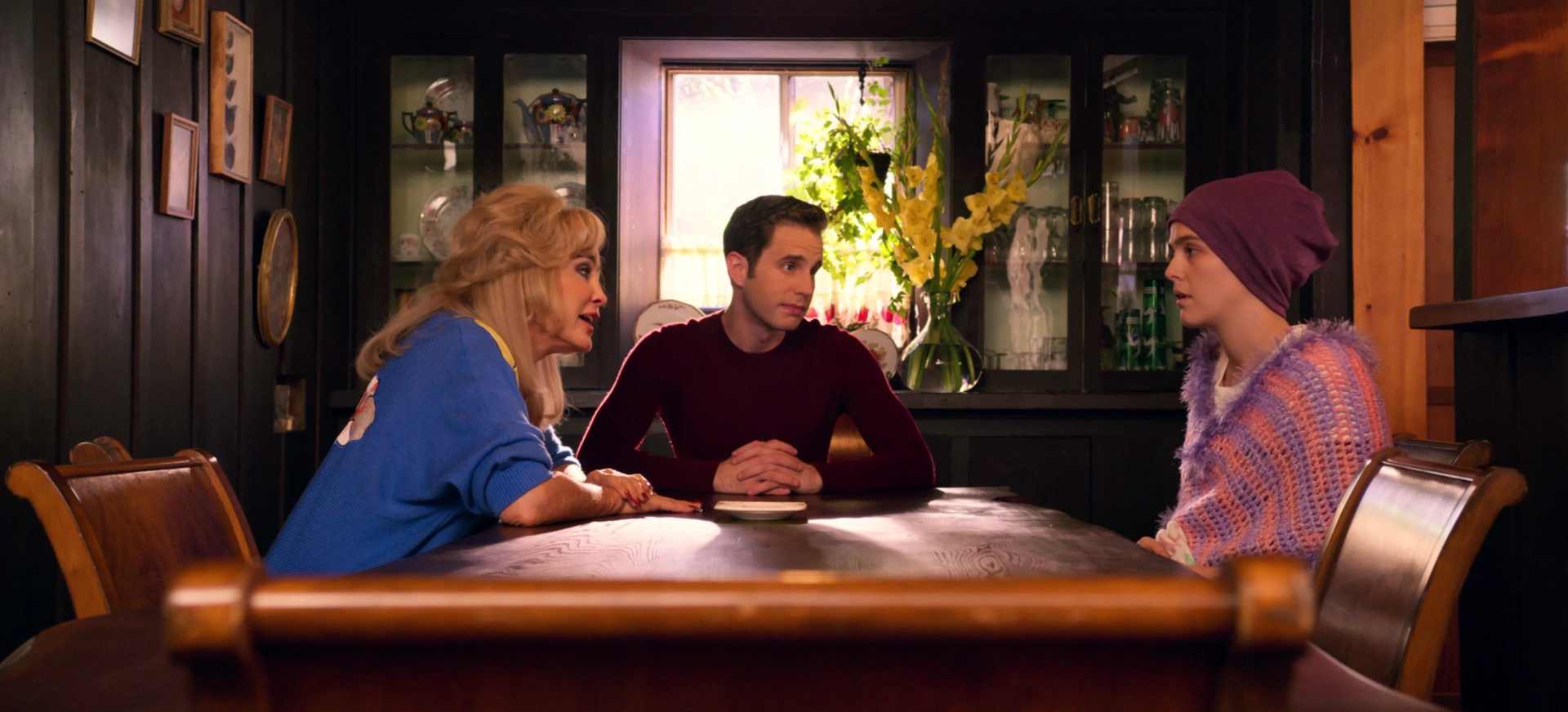 Jessica Lange, Zoey Deutch, and Ben Platt in The Politician (2019)