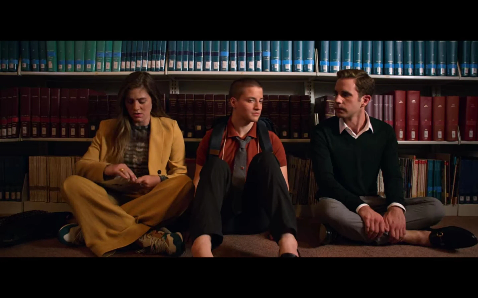 Ben Platt, Laura Dreyfuss, and Theo Germaine in The Politician (2019)