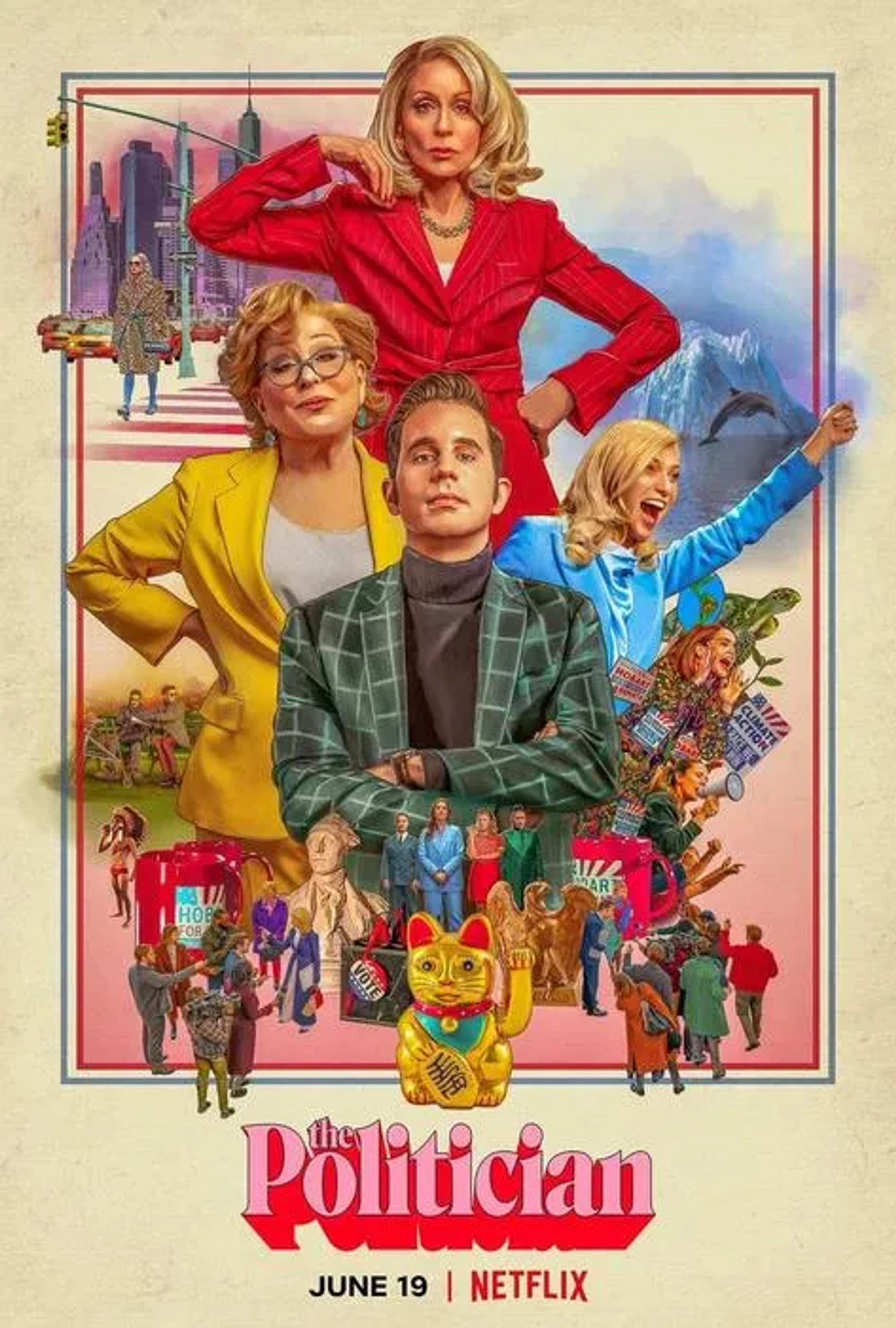 Bette Midler, Judith Light, and Ben Platt in The Politician (2019)