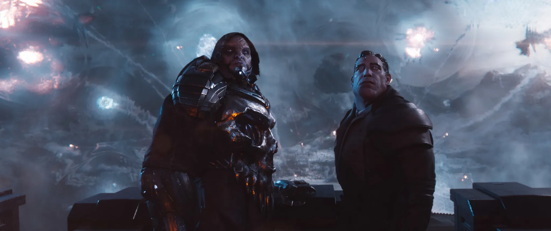 Ben Mendelsohn and T.J. Miller in Ready Player One (2018)