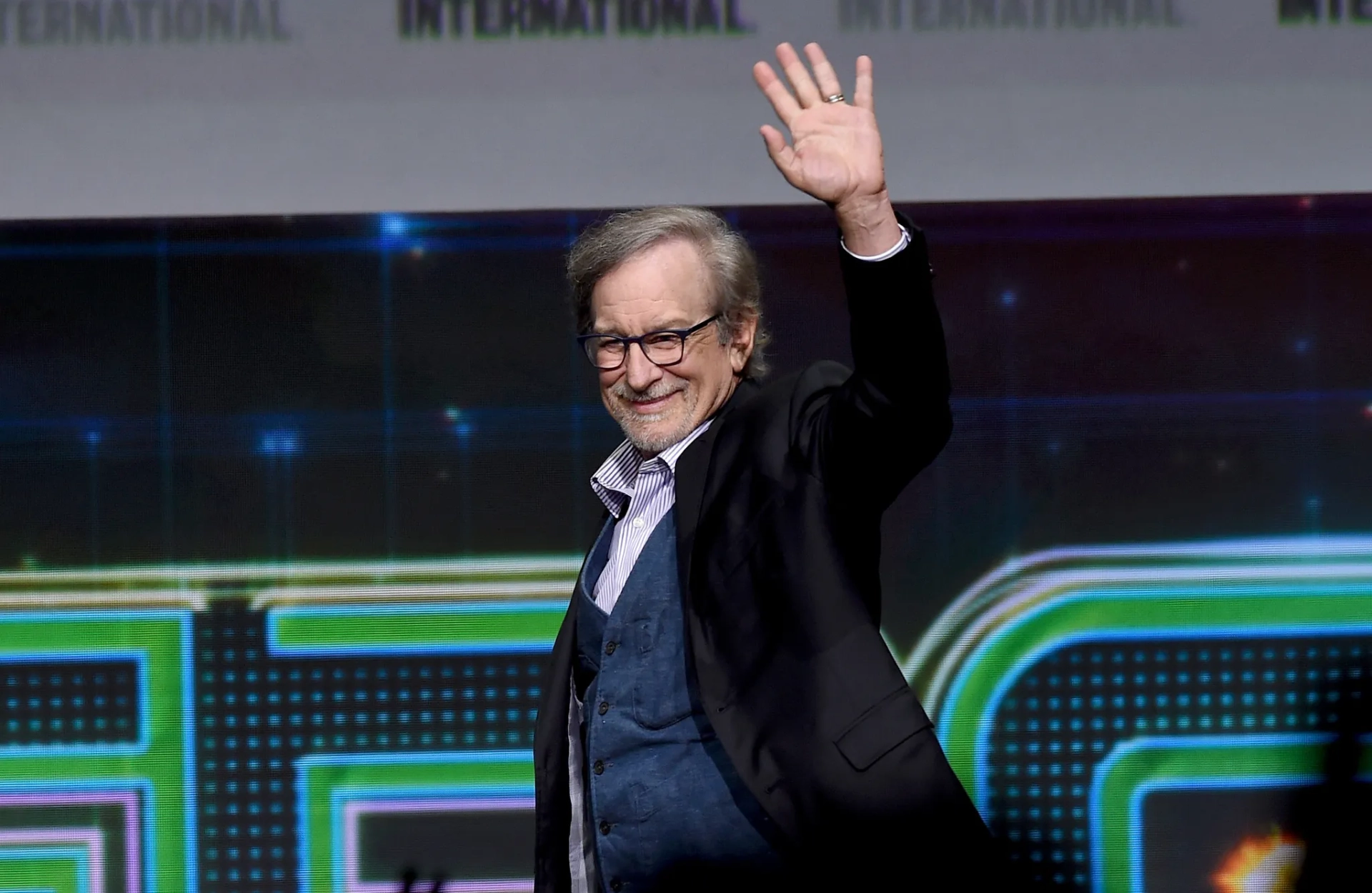 Steven Spielberg at an event for Ready Player One (2018)