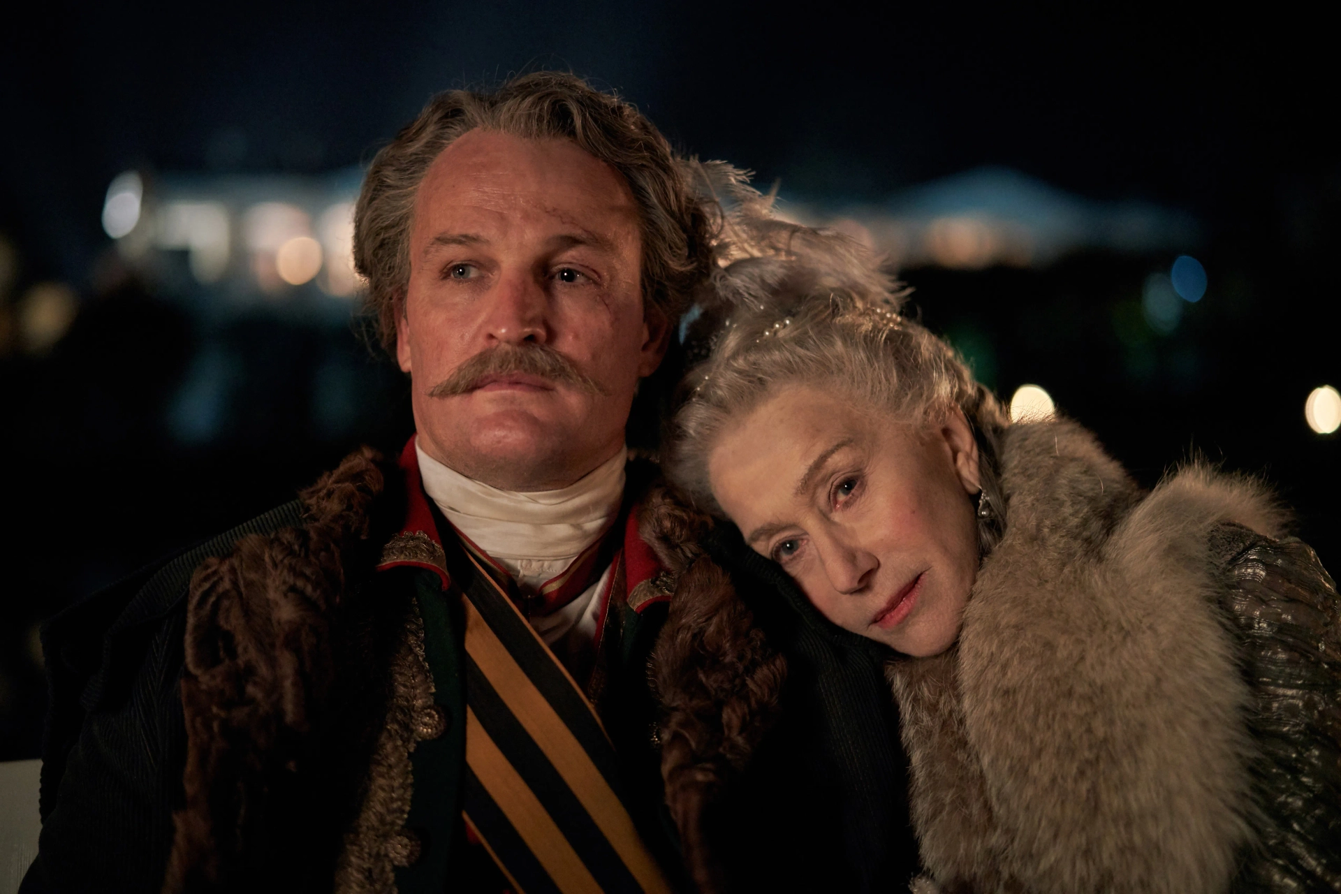 Helen Mirren and Jason Clarke in Catherine the Great (2019)