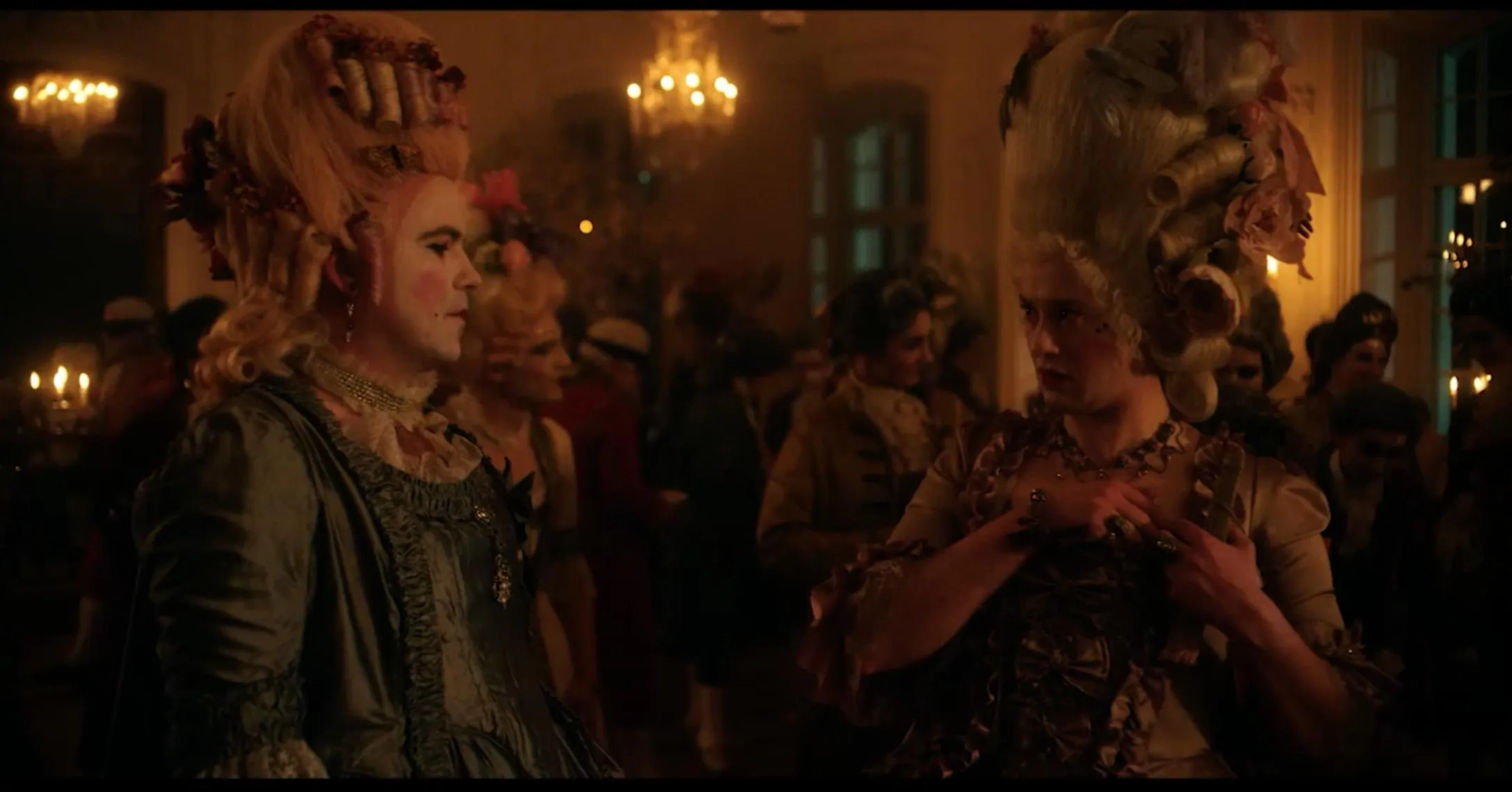 Rory Kinnear and Joseph Quinn in Catherine the Great (2019)