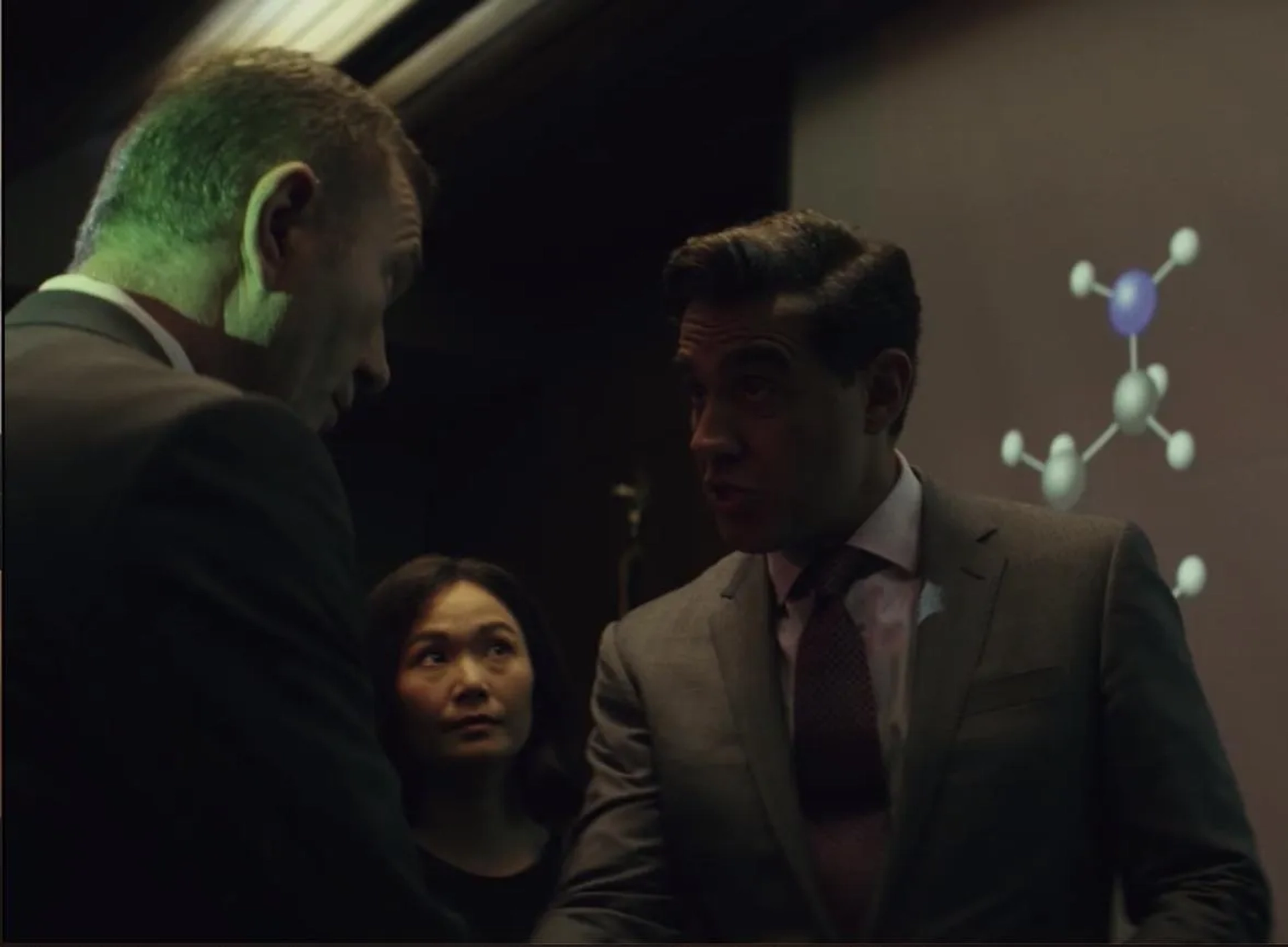 Bobby Cannavale, Kristof Konrad, and Hong Chau in Homecoming (2018)