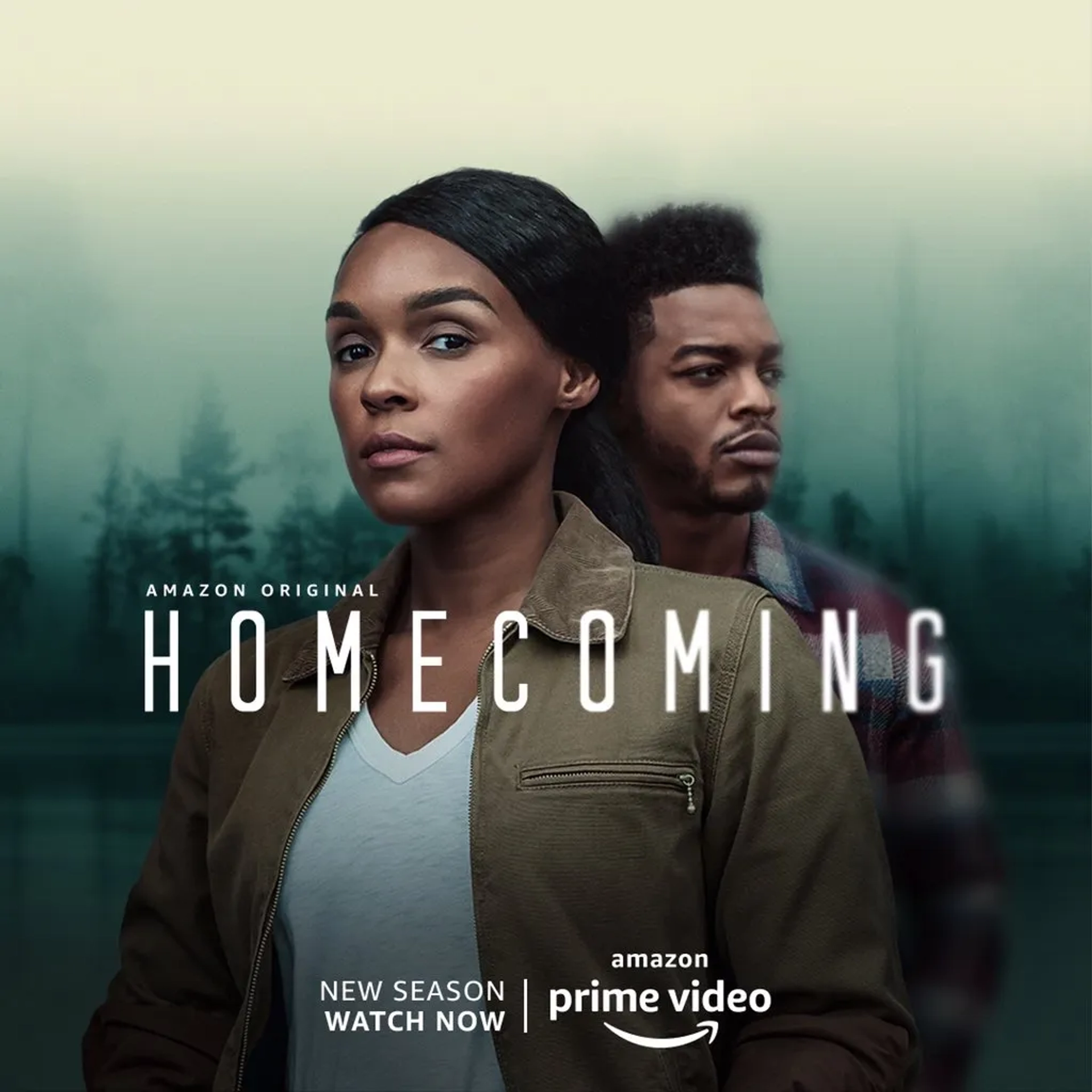 Janelle Monáe and Stephan James in Homecoming (2018)