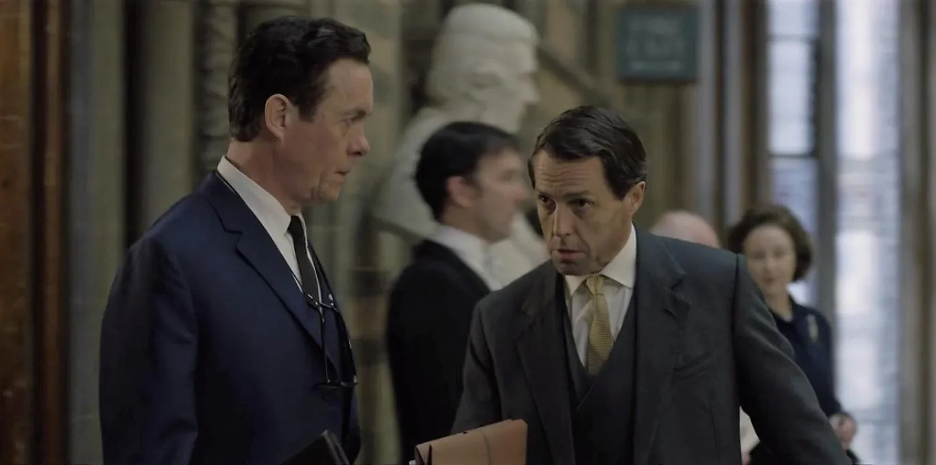 Hugh Grant and Alex Jennings in A Very English Scandal (2018)