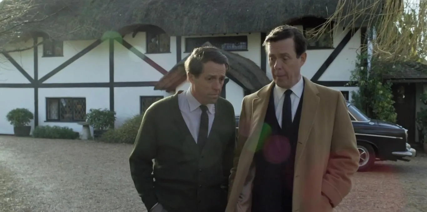Hugh Grant and Alex Jennings in A Very English Scandal (2018)