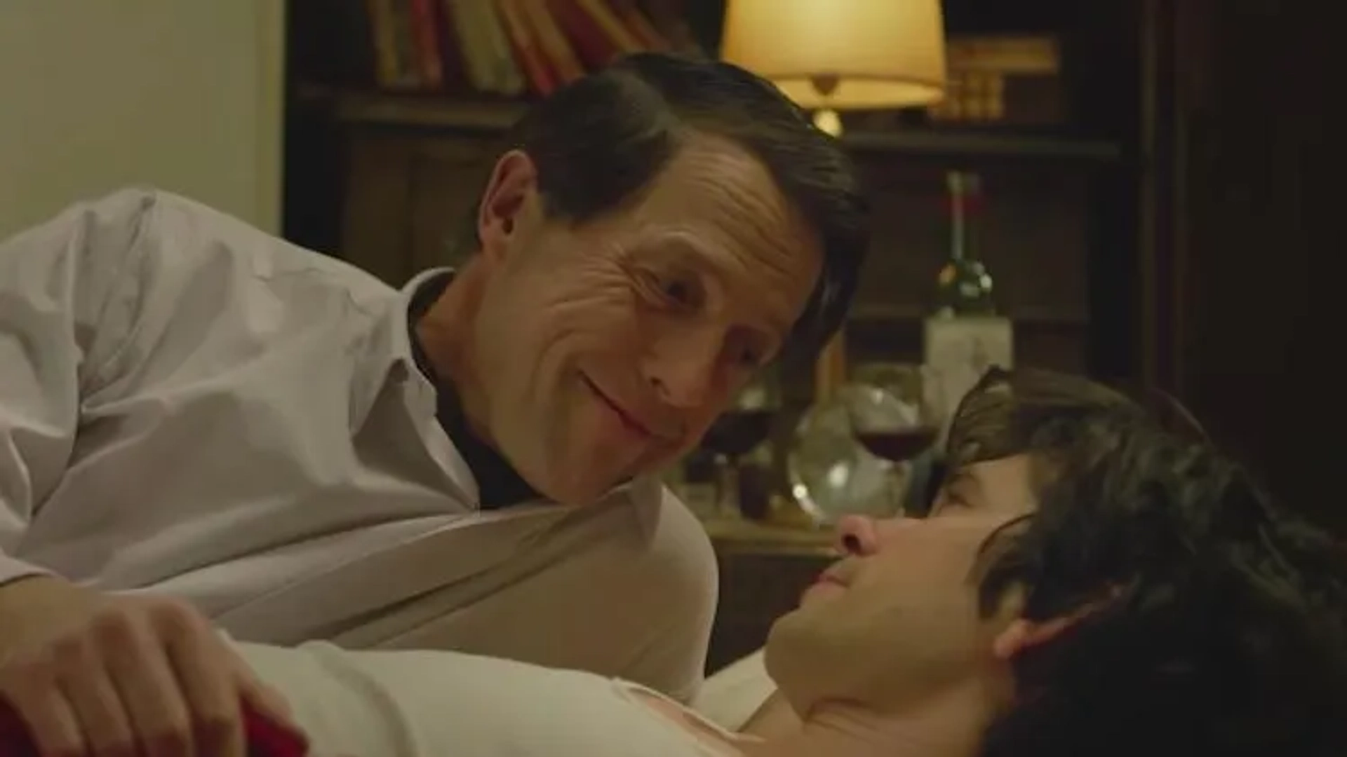 Hugh Grant and Ben Whishaw in A Very English Scandal (2018)