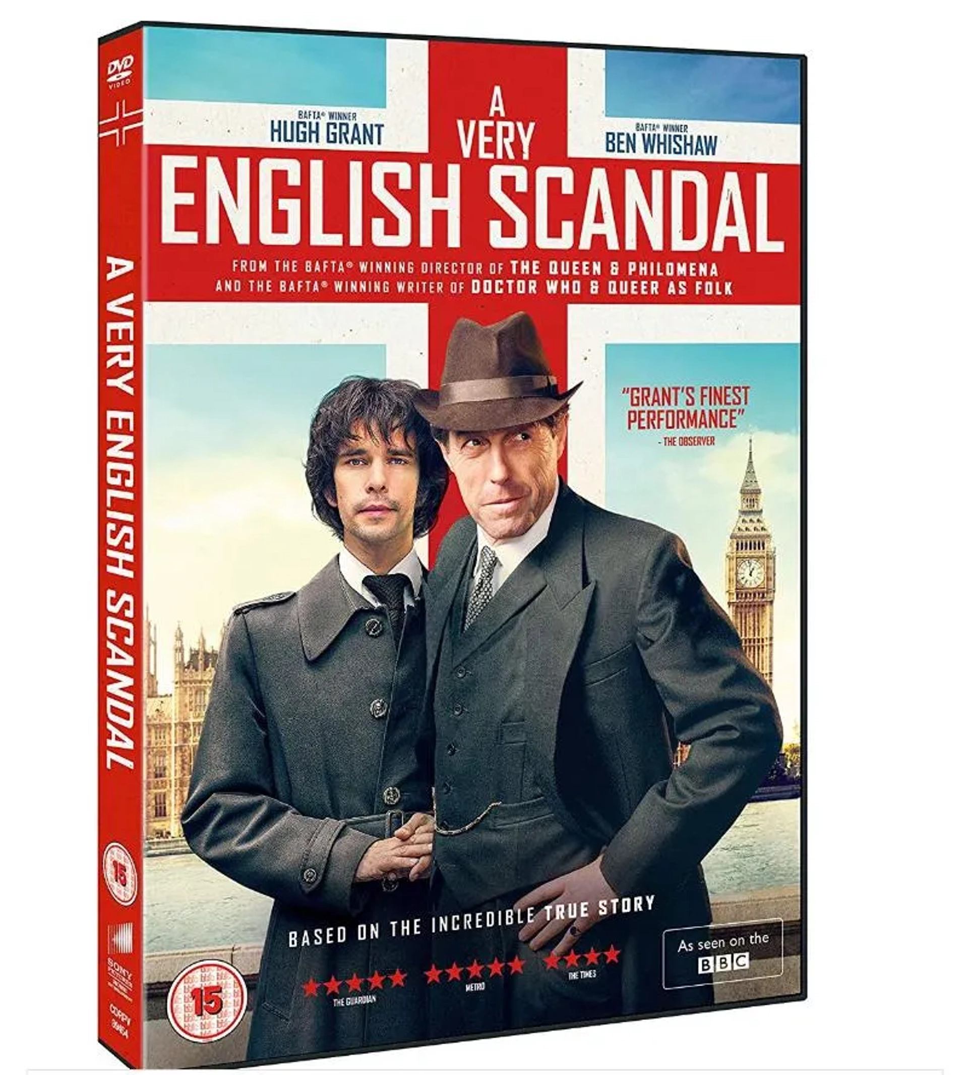 Hugh Grant and Ben Whishaw in A Very English Scandal (2018)