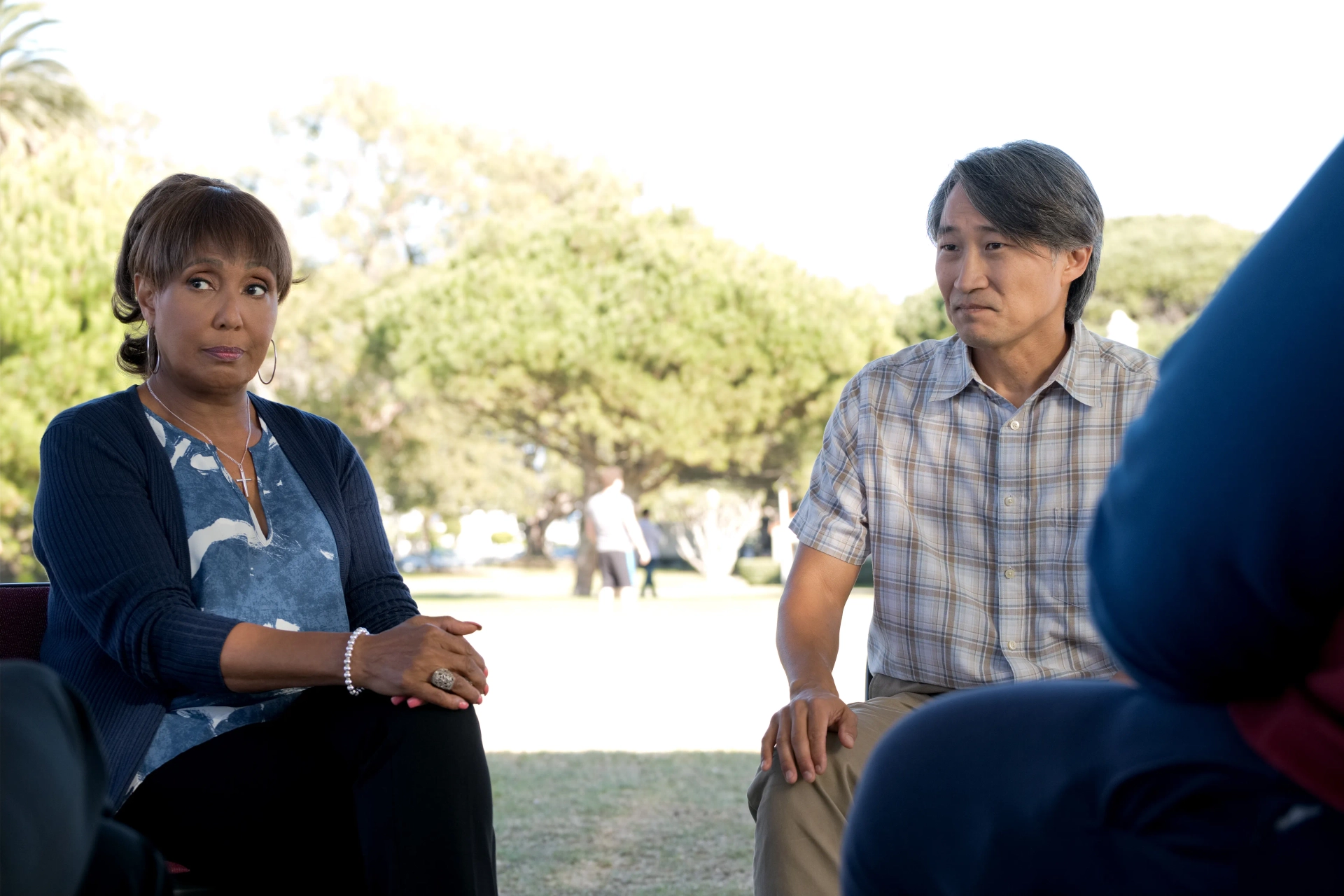 Telma Hopkins and Keong Sim in Dead to Me (2019)