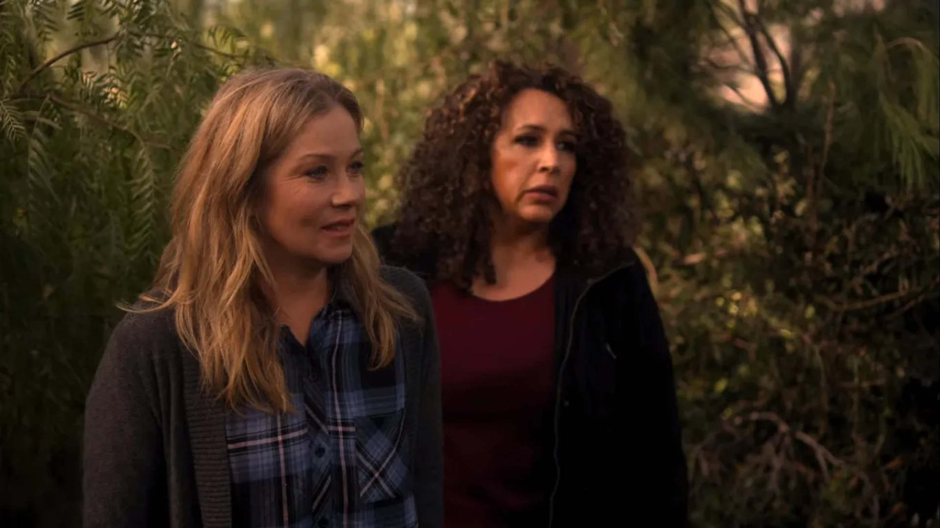 Christina Applegate and Diana Maria Riva in Dead to Me: Where Do We Go From Here (2020)