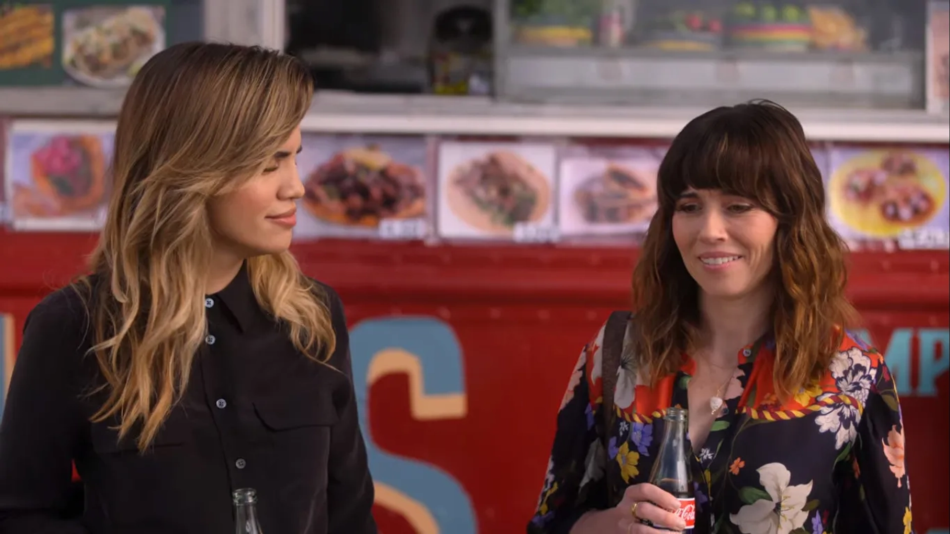 Linda Cardellini and Natalie Morales in Dead to Me: You Don't Have To (2020)