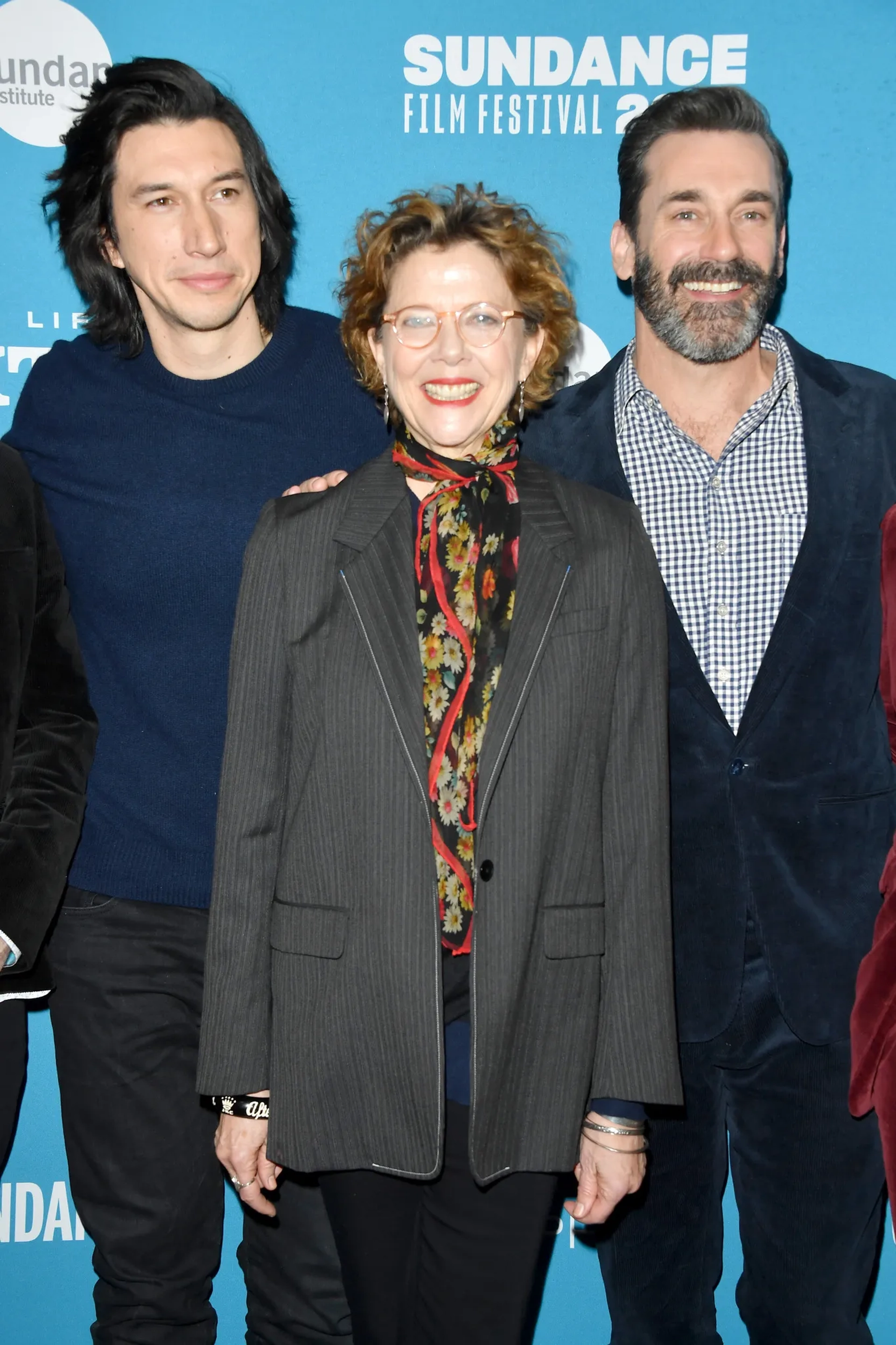 Annette Bening, Jon Hamm, and Adam Driver at an event for The Report (2019)