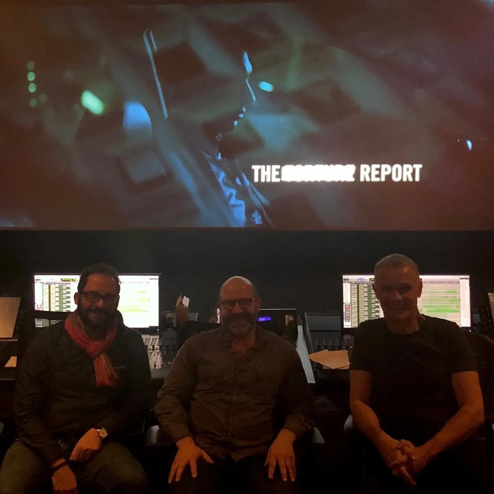 Ruy García, Martin Czembor, and Scott Z. Burns in The Report (2019)