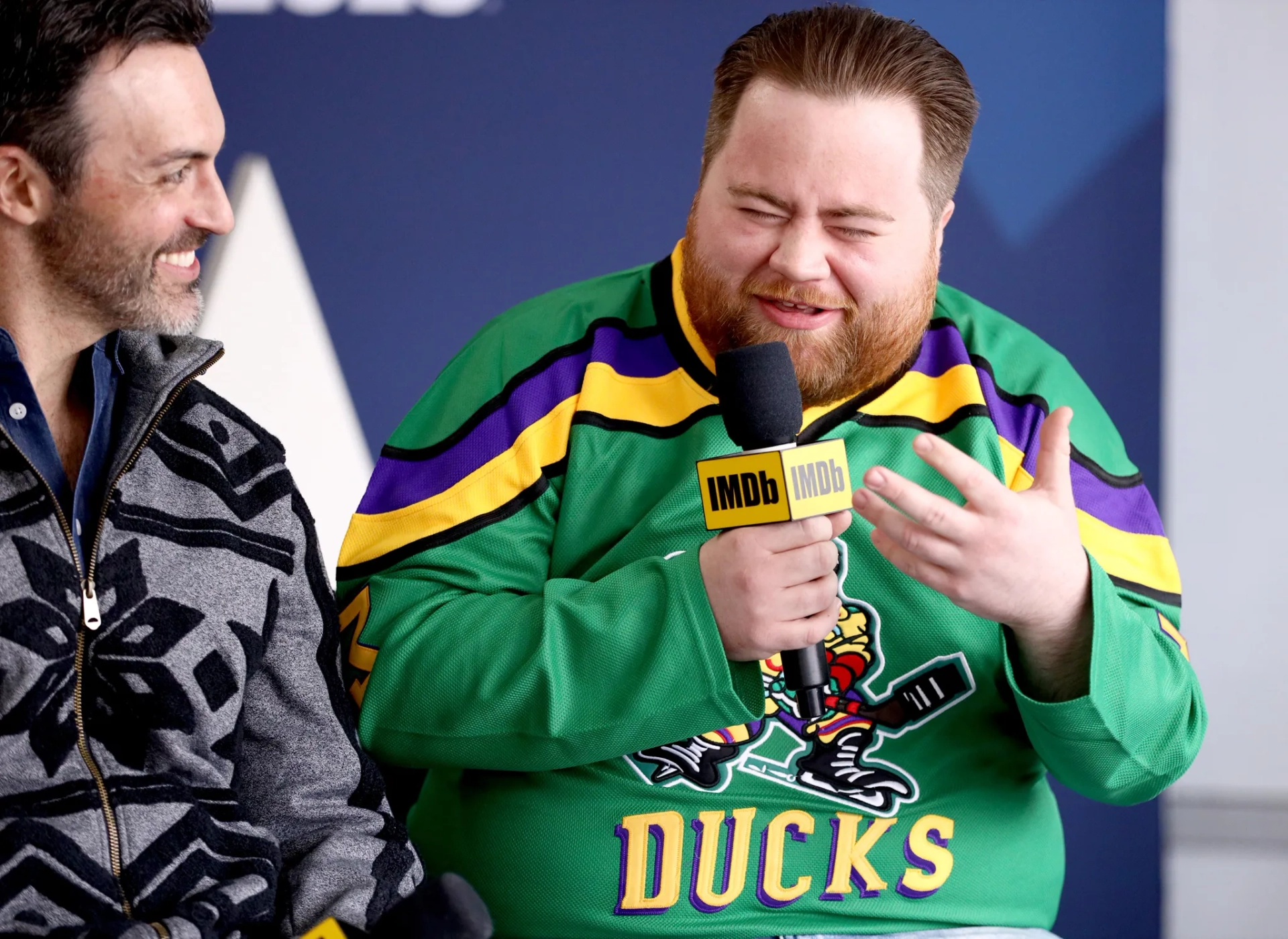 Reid Scott and Paul Walter Hauser at an event for The IMDb Studio at Sundance (2015)