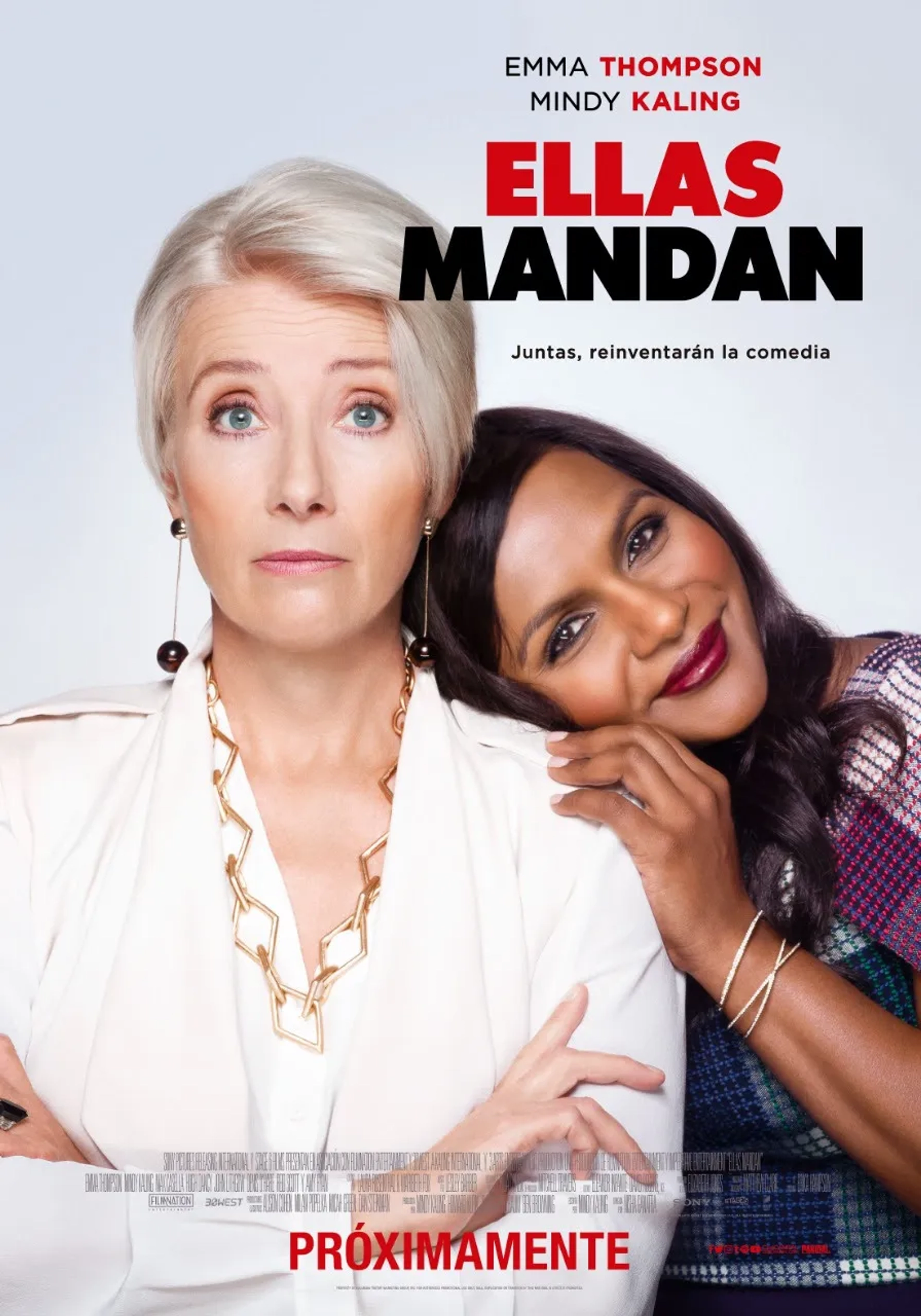 Emma Thompson and Mindy Kaling in Late Night (2019)