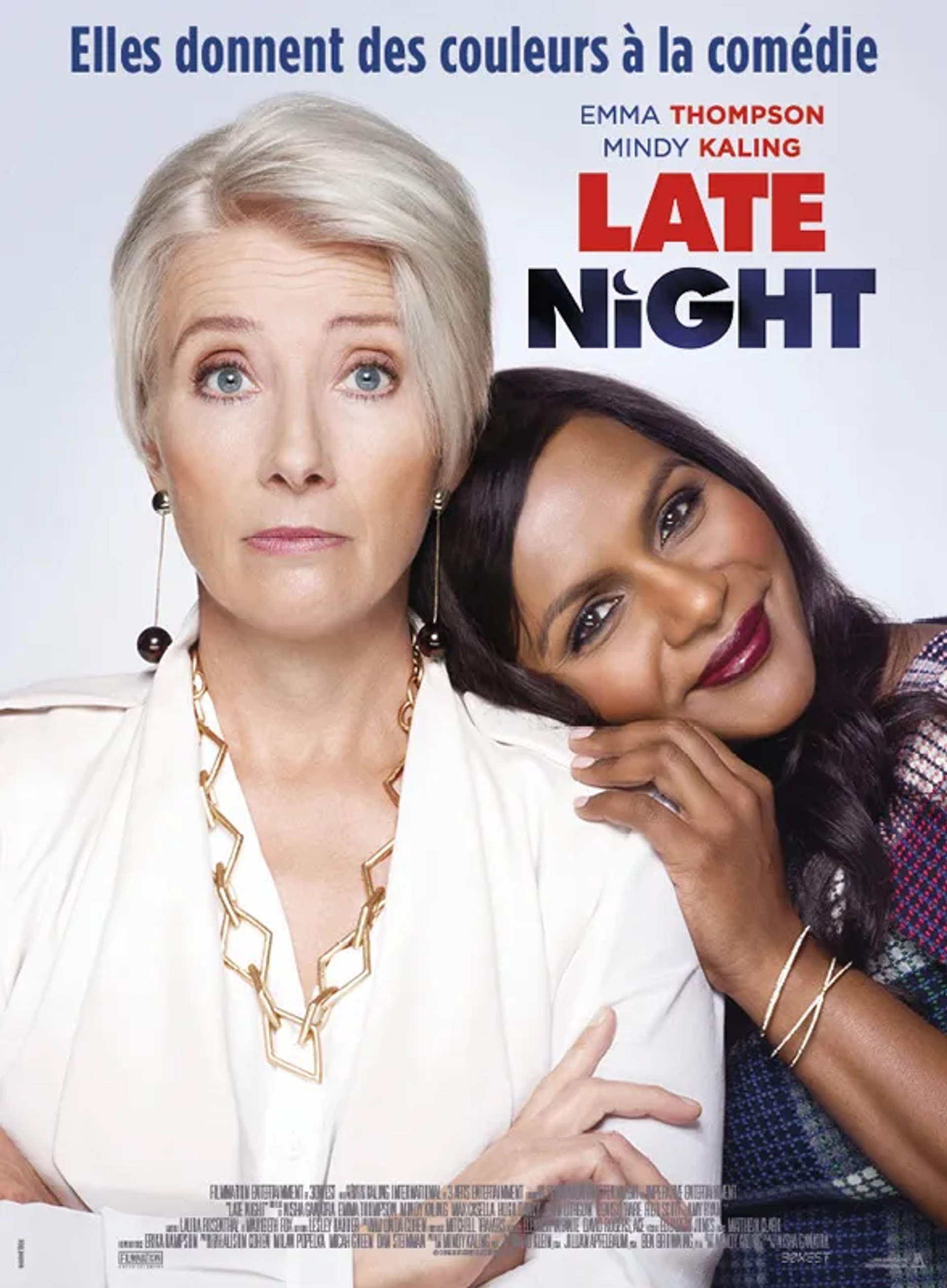 Emma Thompson and Mindy Kaling in Late Night (2019)