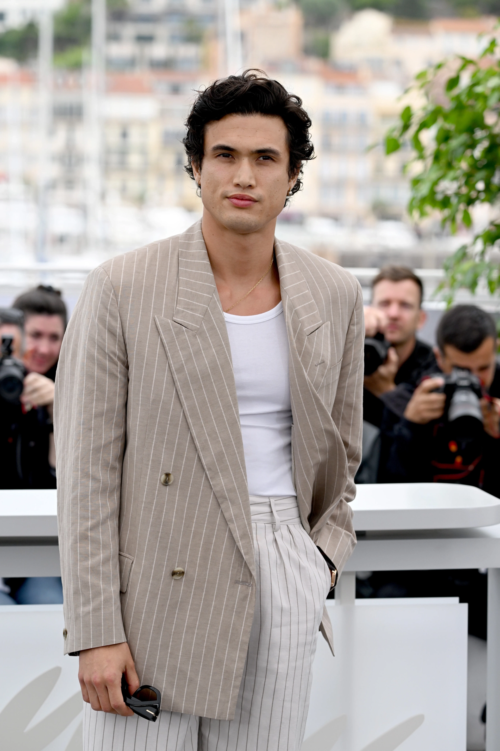 Charles Melton at an event for May December (2023)