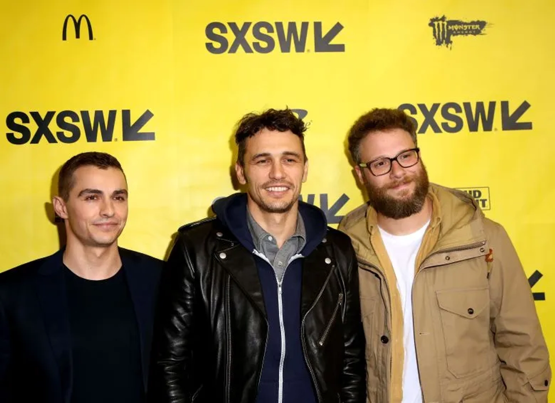 James Franco, Seth Rogen, and Dave Franco at an event for The Disaster Artist (2017)