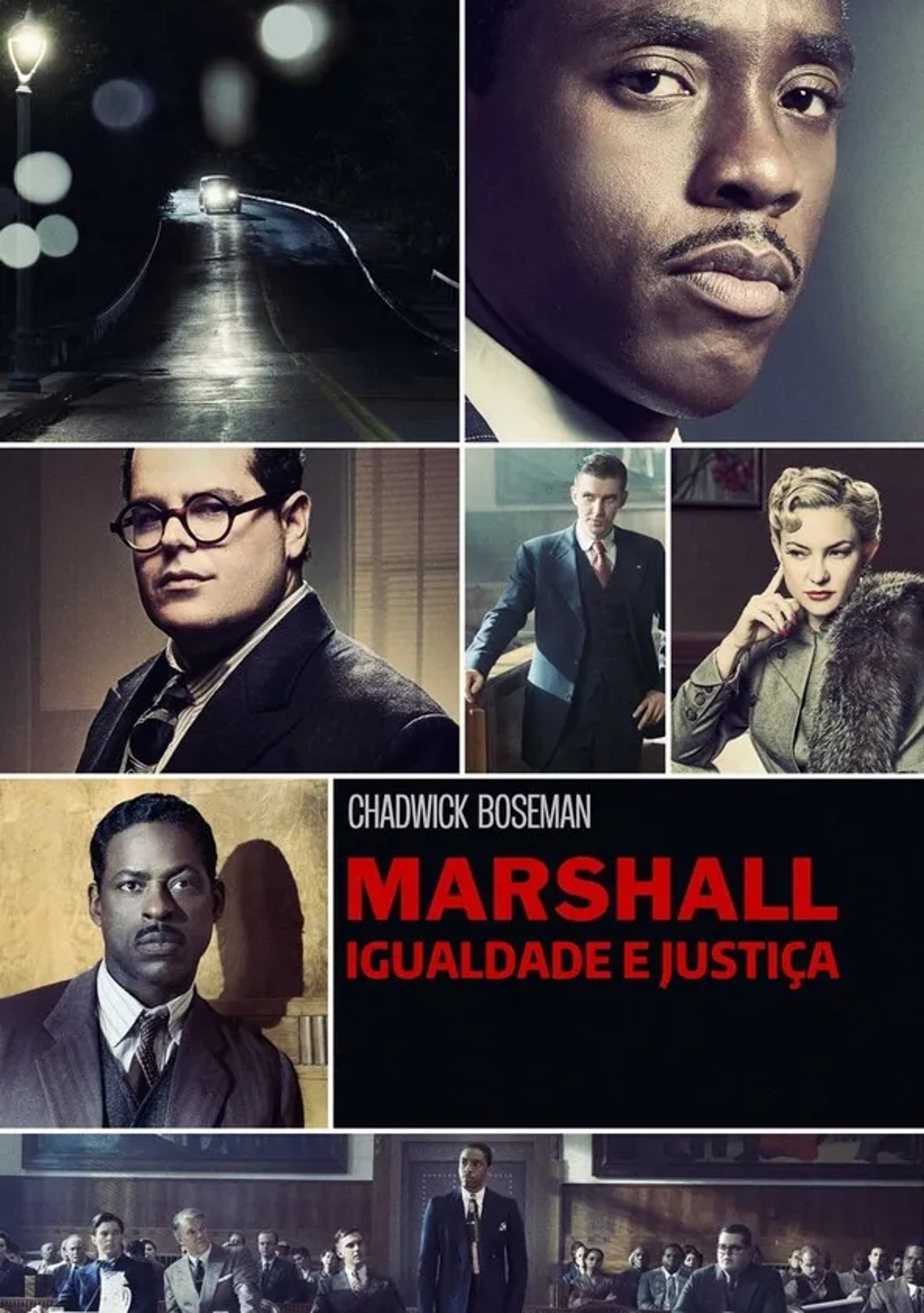 Kate Hudson, Sterling K. Brown, Josh Gad, Dan Stevens, and Chadwick Boseman in Marshall (2017)