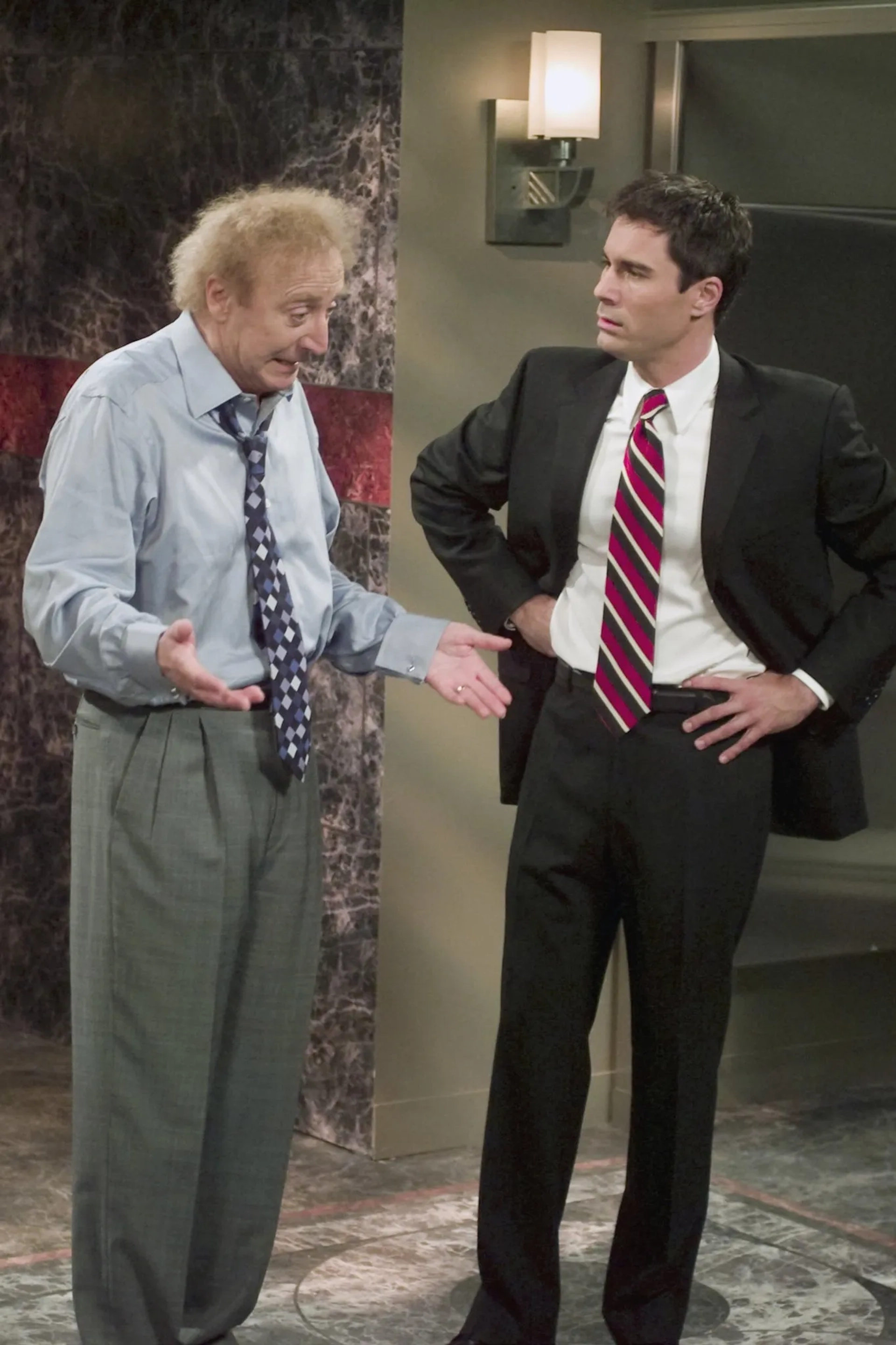 Gene Wilder and Eric McCormack in Will & Grace (1998)