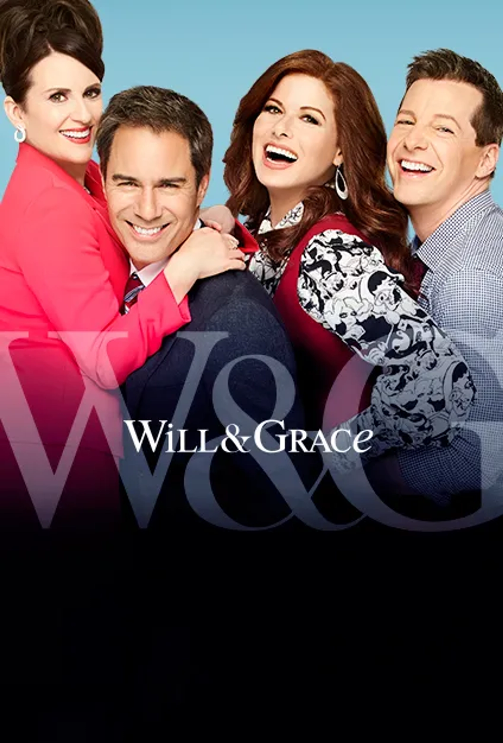 Sean Hayes, Eric McCormack, Debra Messing, and Megan Mullally in Will & Grace (1998)