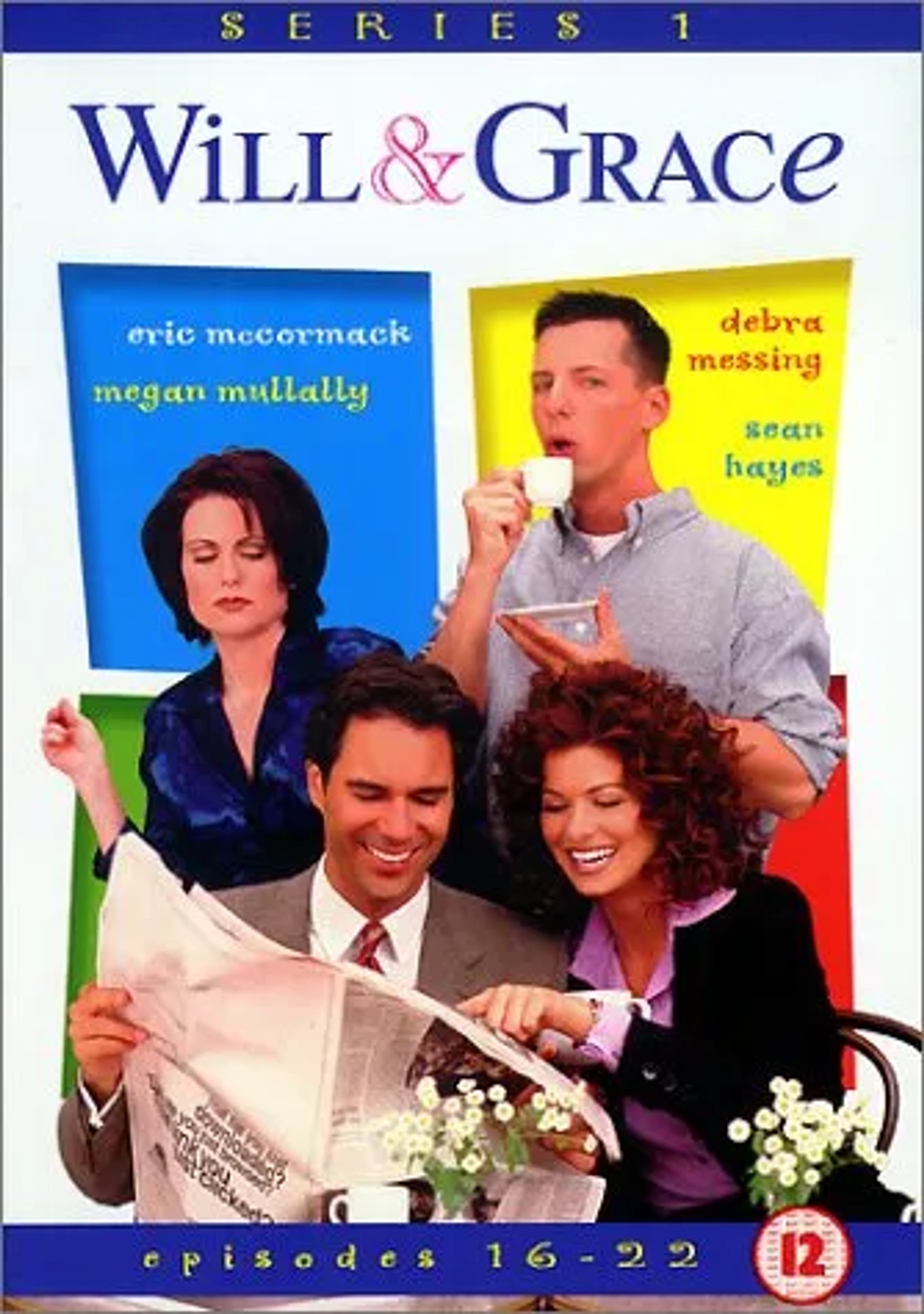 Sean Hayes, Eric McCormack, Debra Messing, and Megan Mullally in Will & Grace (1998)